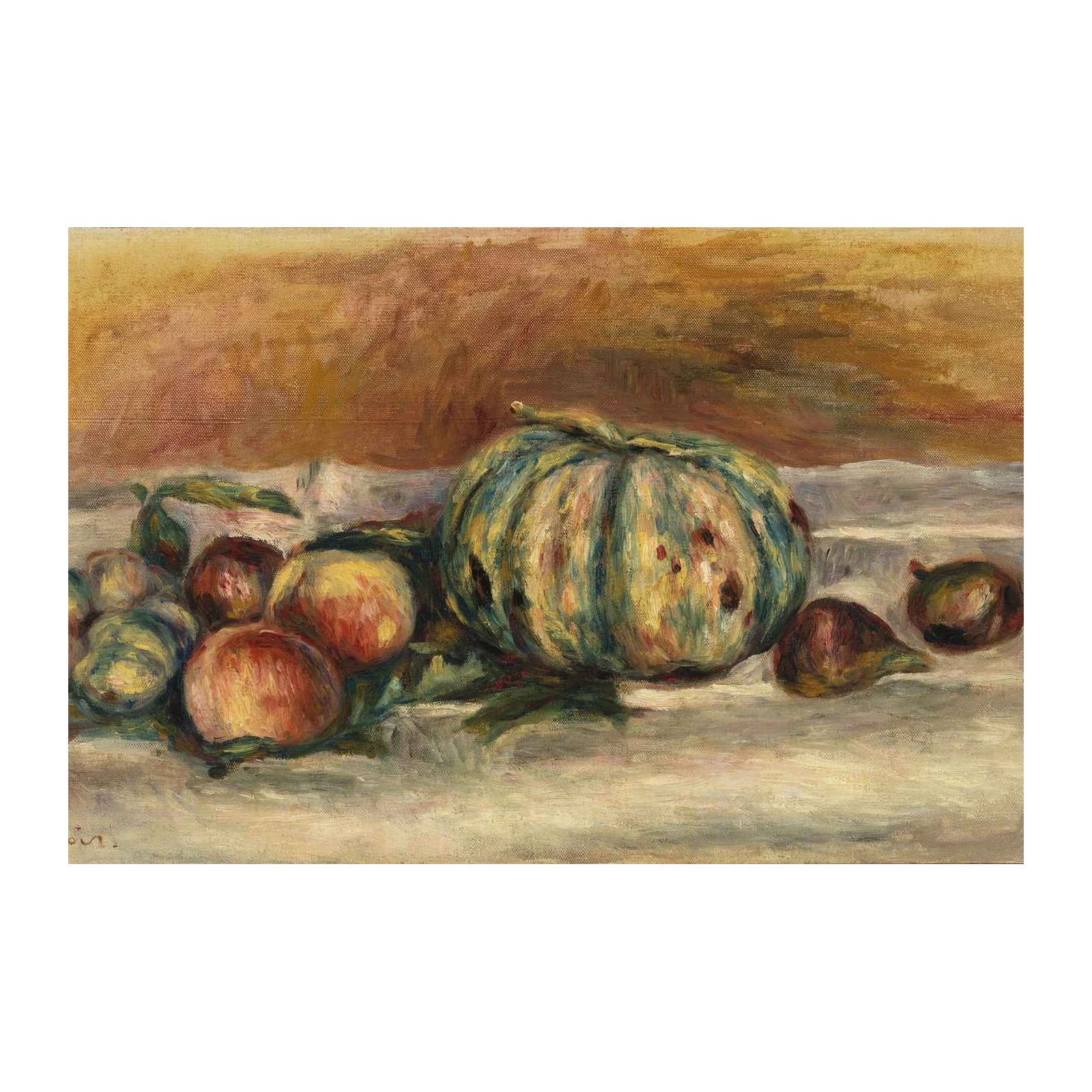 Impressionist Still Life Autumn Harvest Wall Art