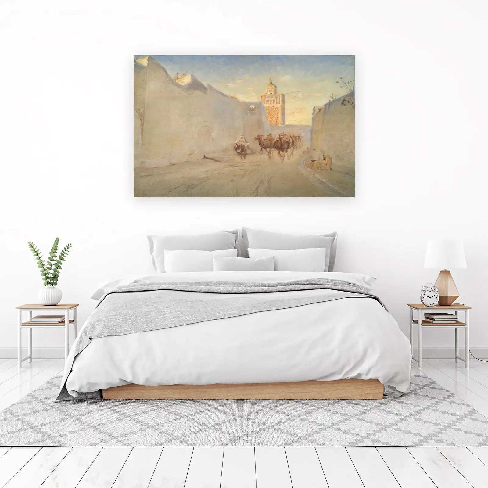 Moroccan Camel Caravan Oasis Wall Art