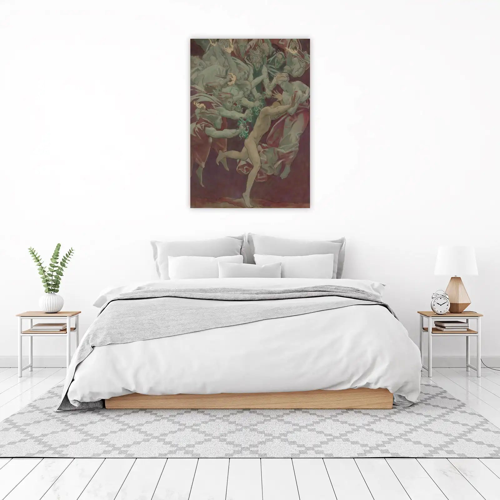 Mythological Struggle Perseus & Medusa Wall Art