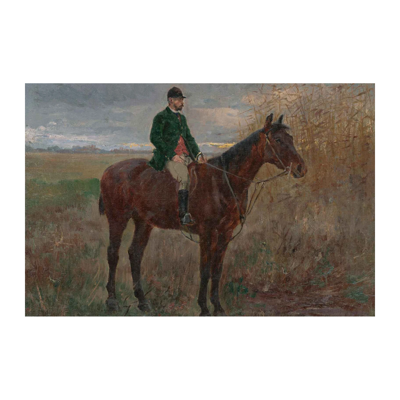 Equestrian Portrait Landscape Wall Art