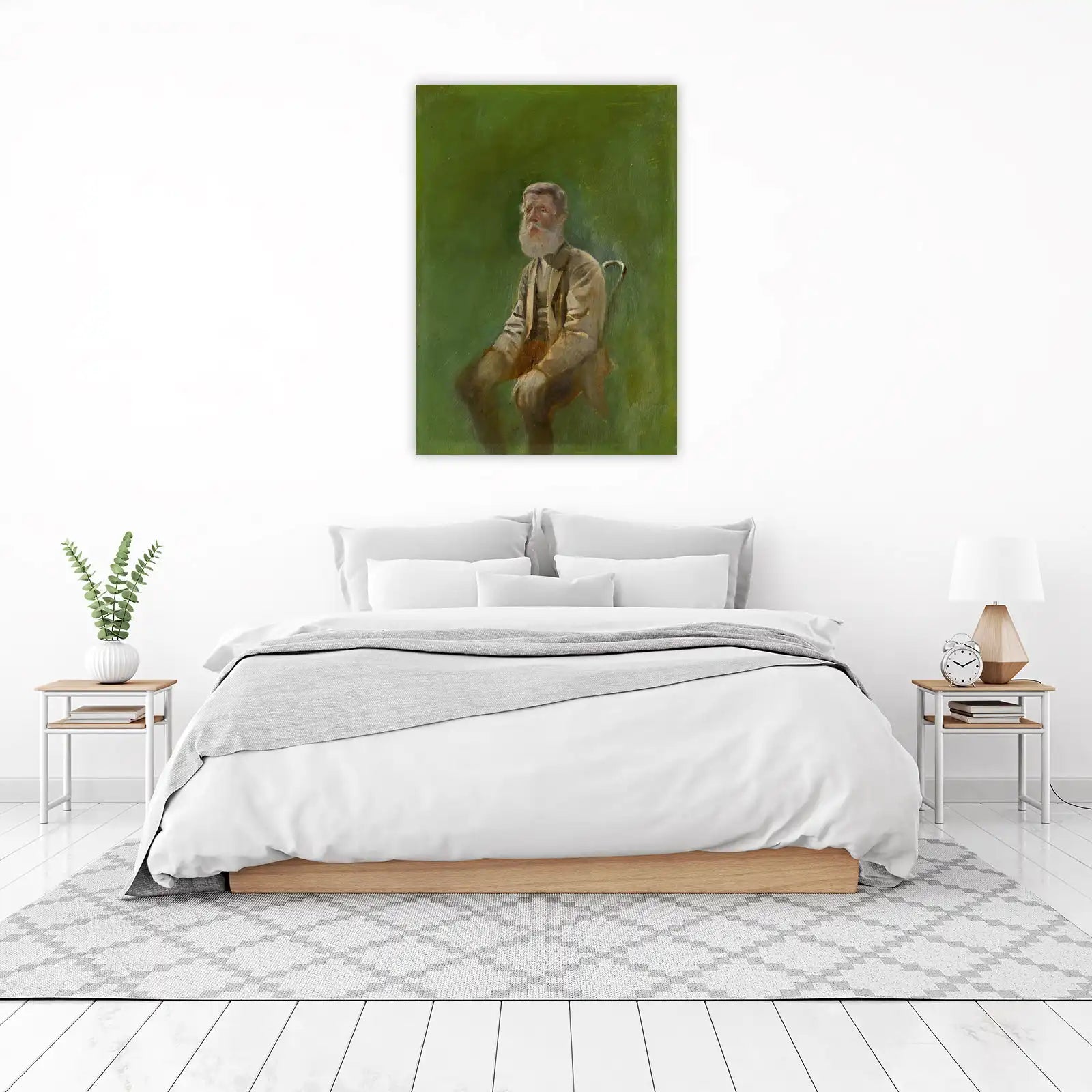 Vintage Gentleman Portrait Wall Art