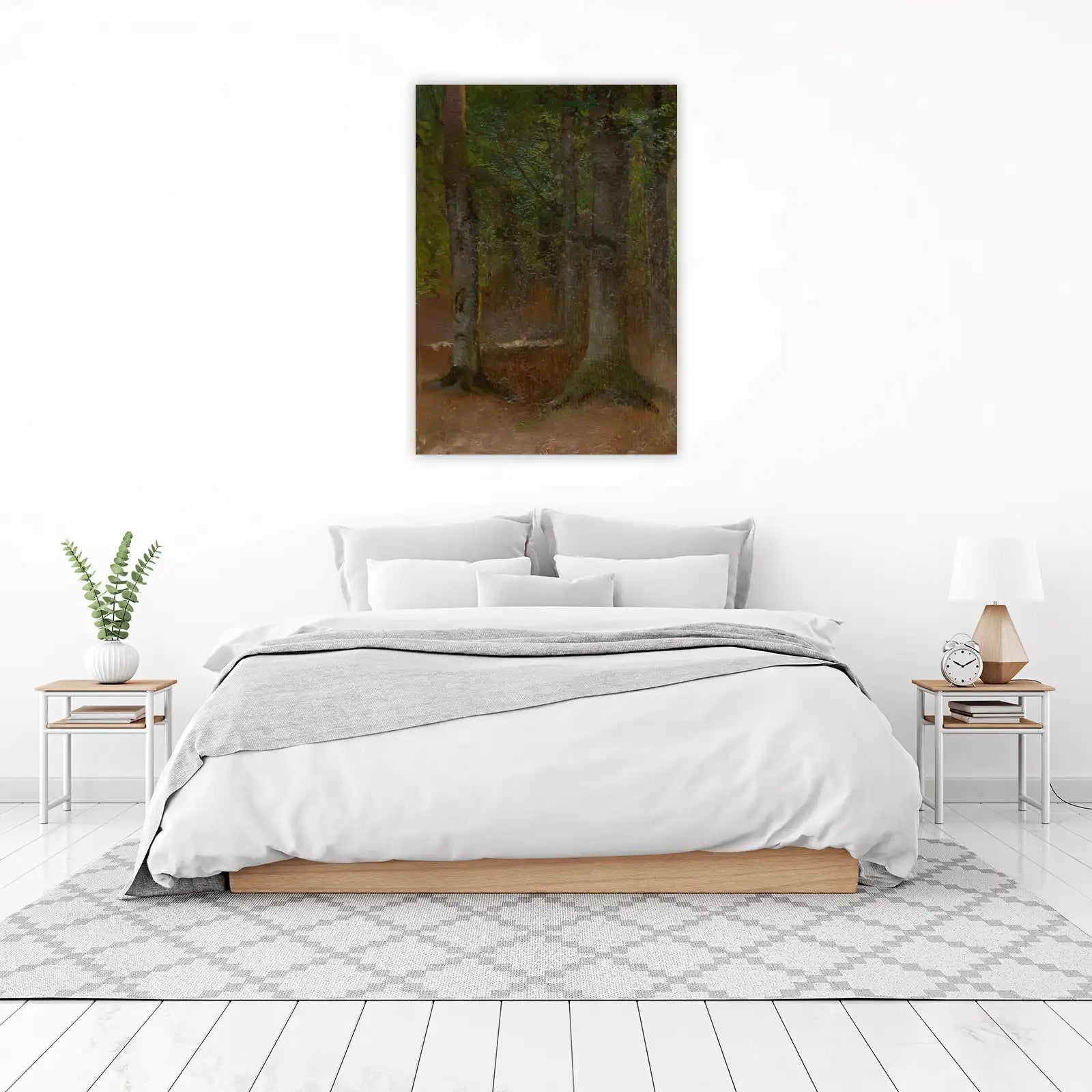 Serene Forest Canopy Landscape Wall Art