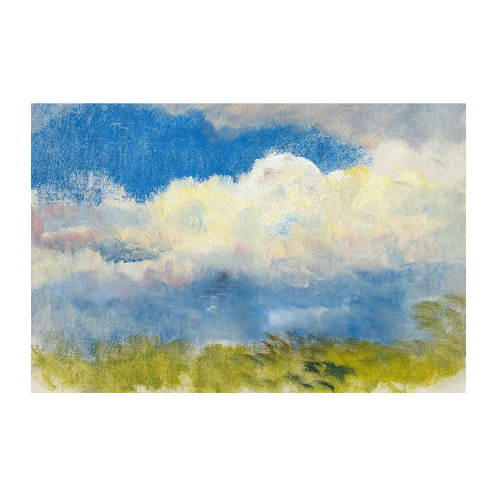 Impressionist Sky & Meadow Wall Art