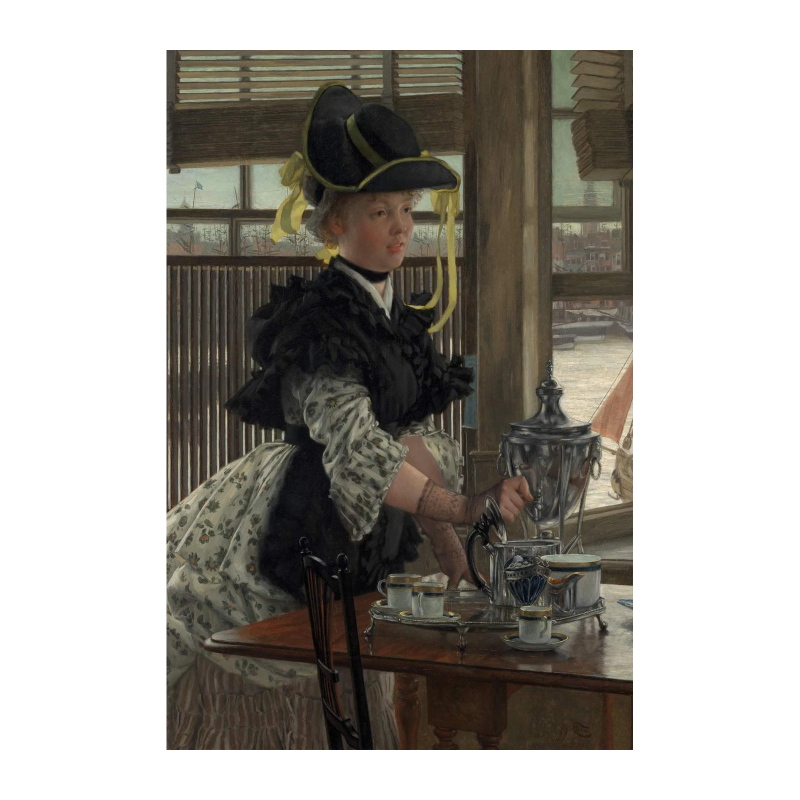 Elegant Victorian Tea Time Wall Art