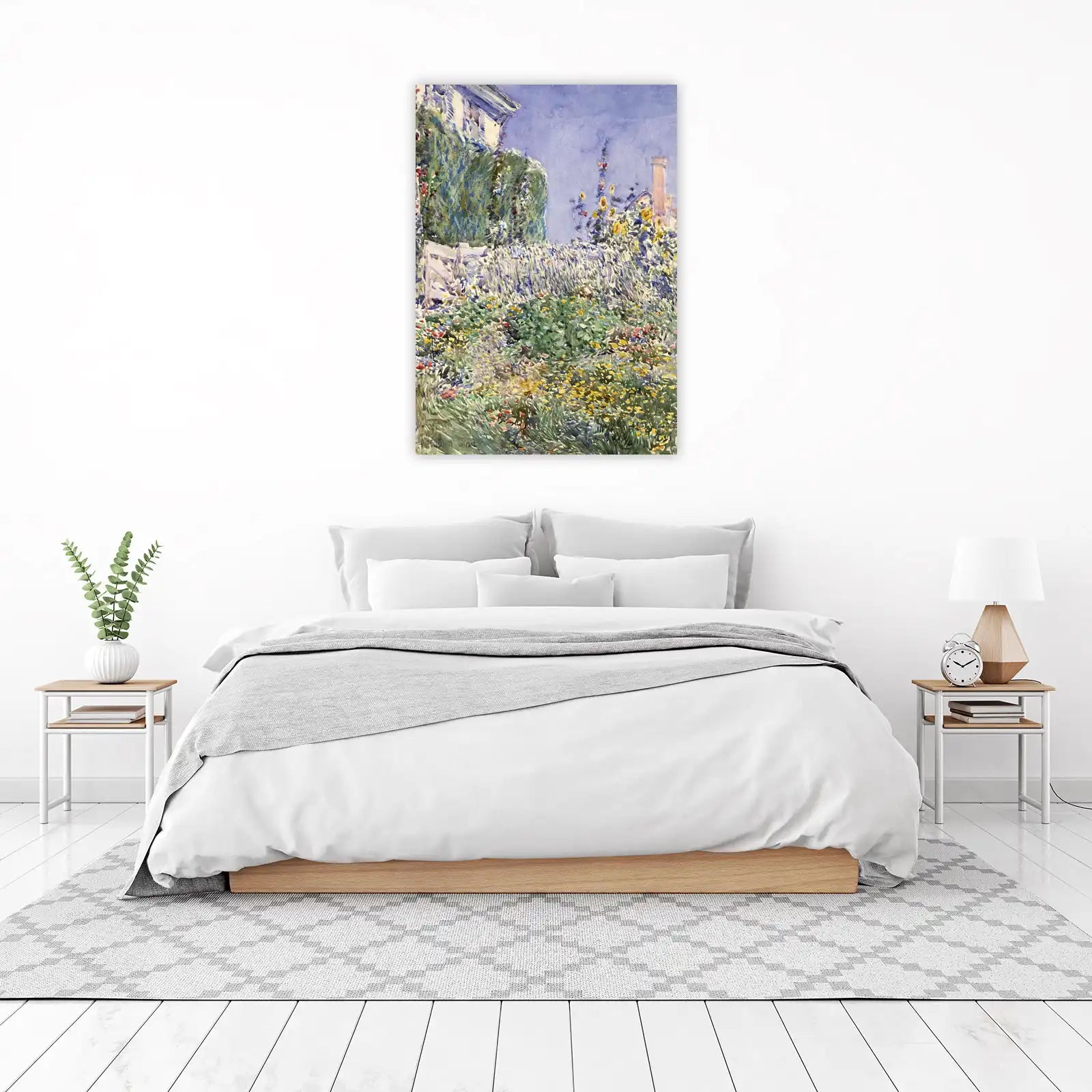 Vibrant Garden Bloom Impressionist Wall Art
