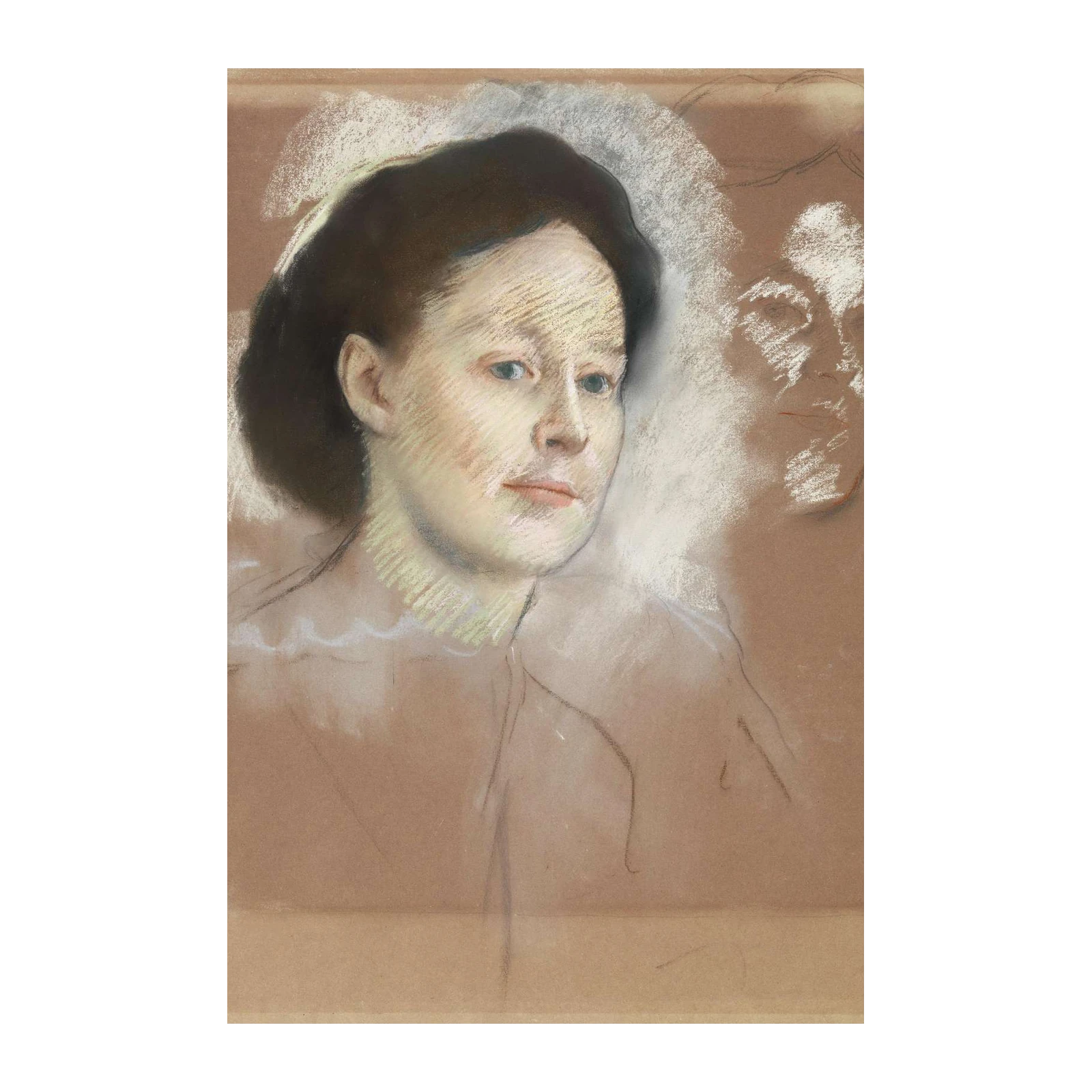 Impressionist Portrait Pastel Wall Art