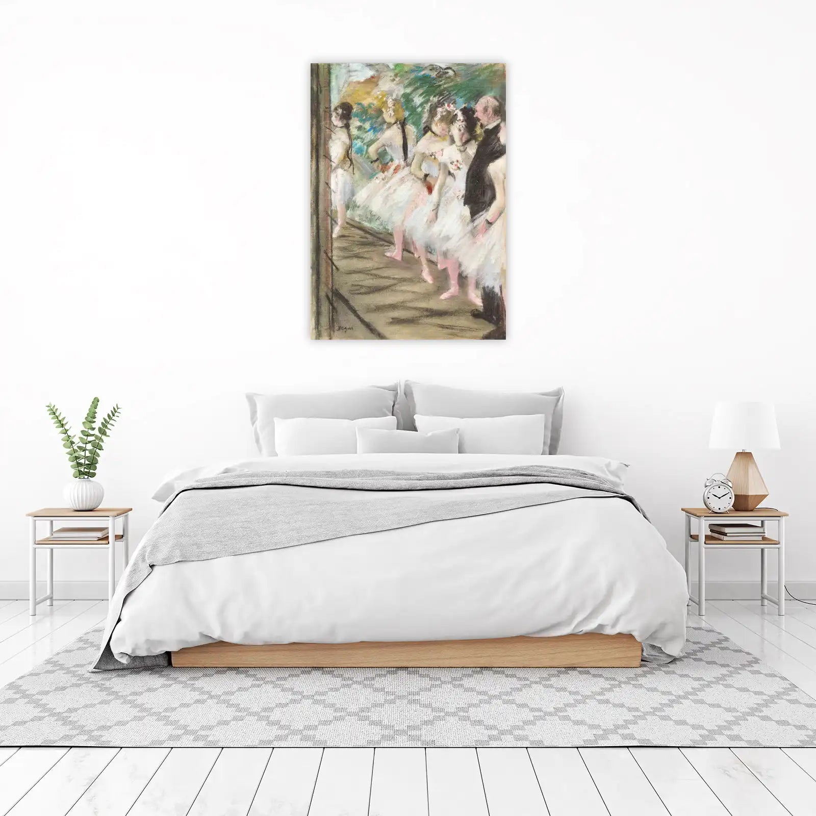 Dancers Ballet Scene Impressionist Wall Art