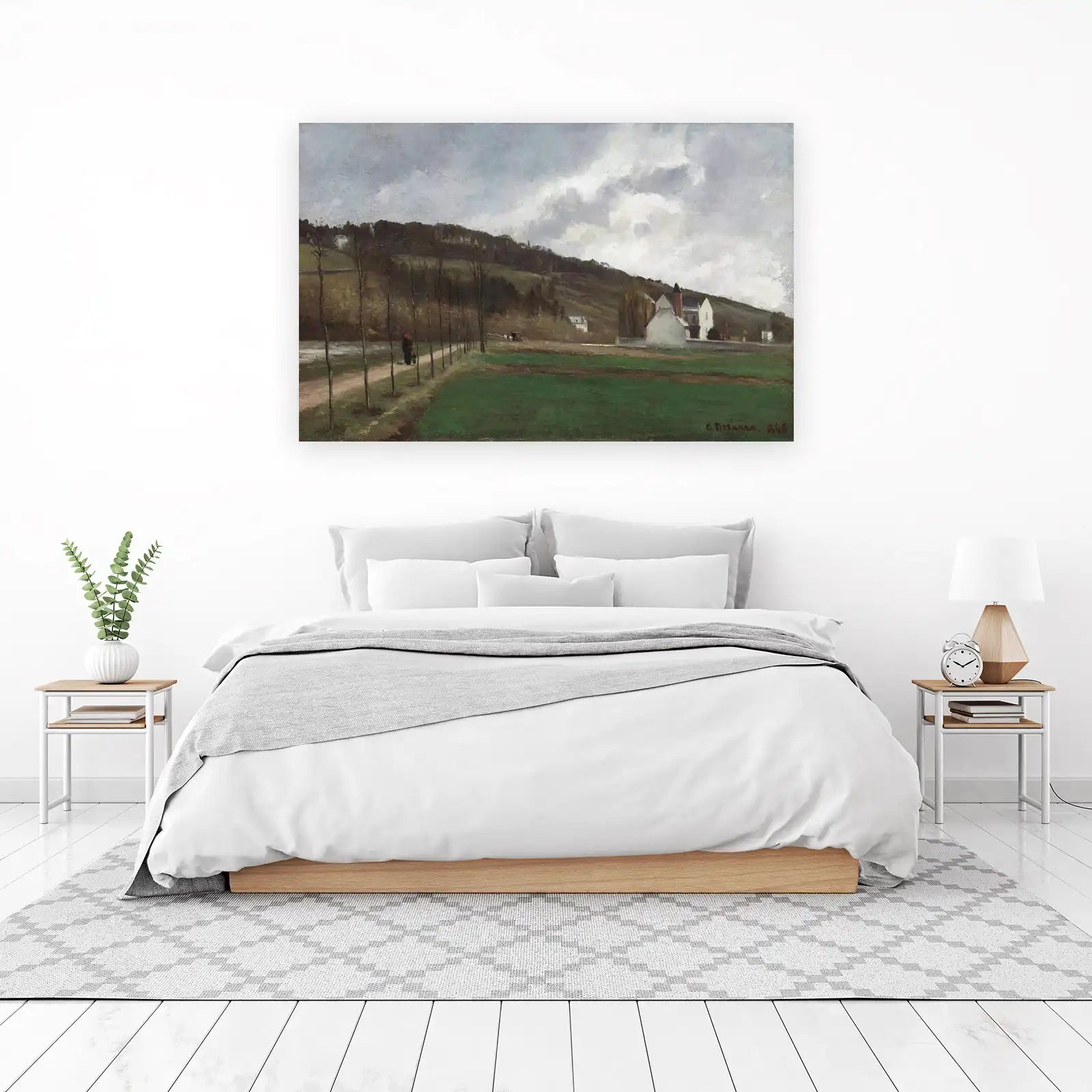 Peaceful Countryside Landscape Wall Art