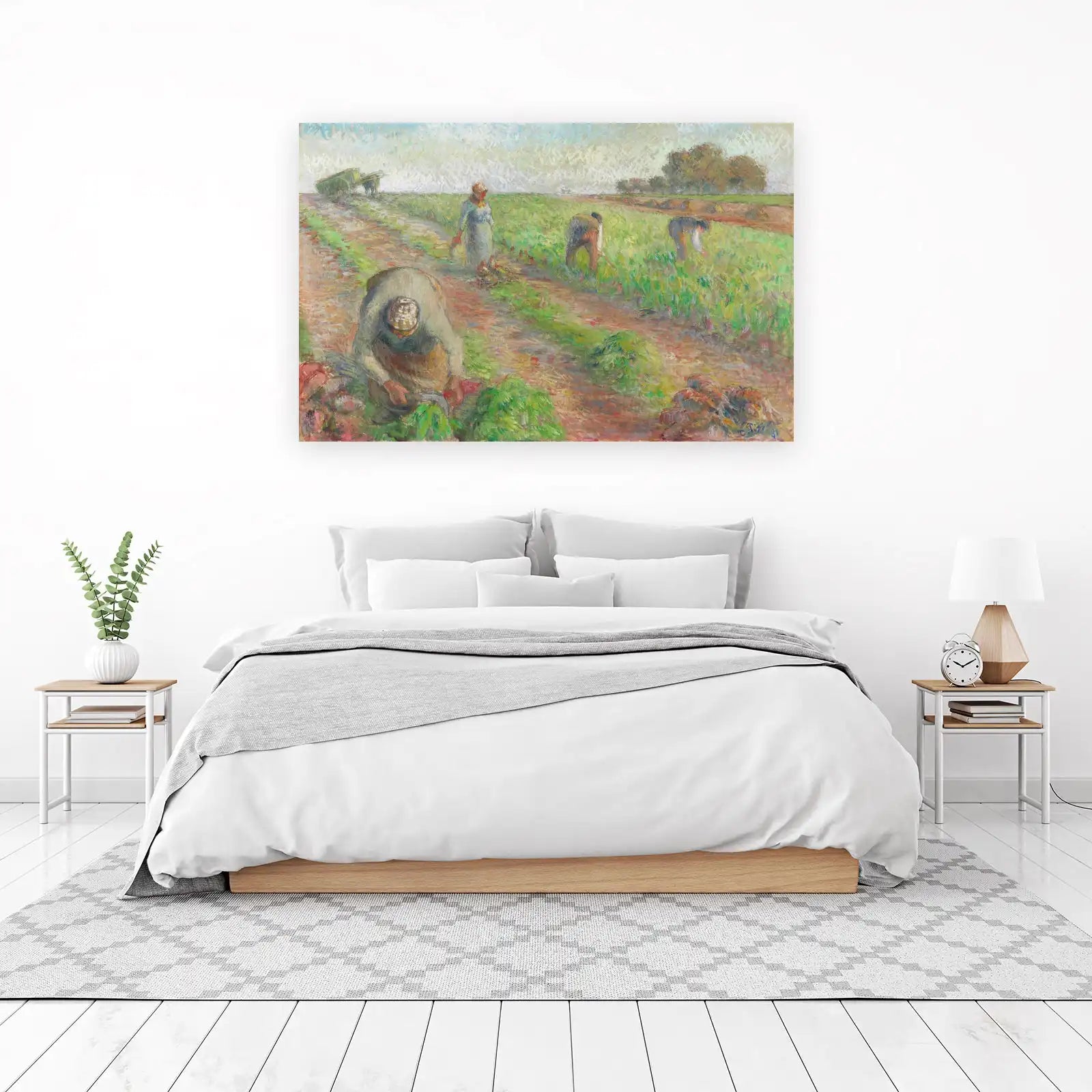 Impressionist Field Workers Wall Art