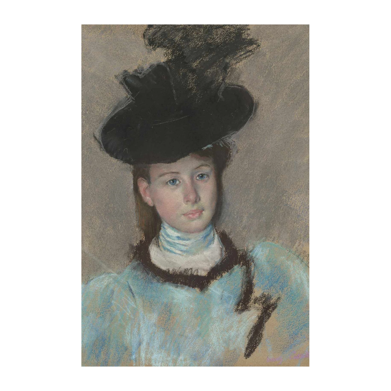 Elegant Pastel Portrait Wall Art