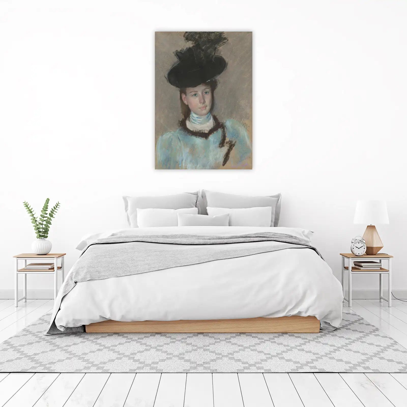Elegant Pastel Portrait Wall Art