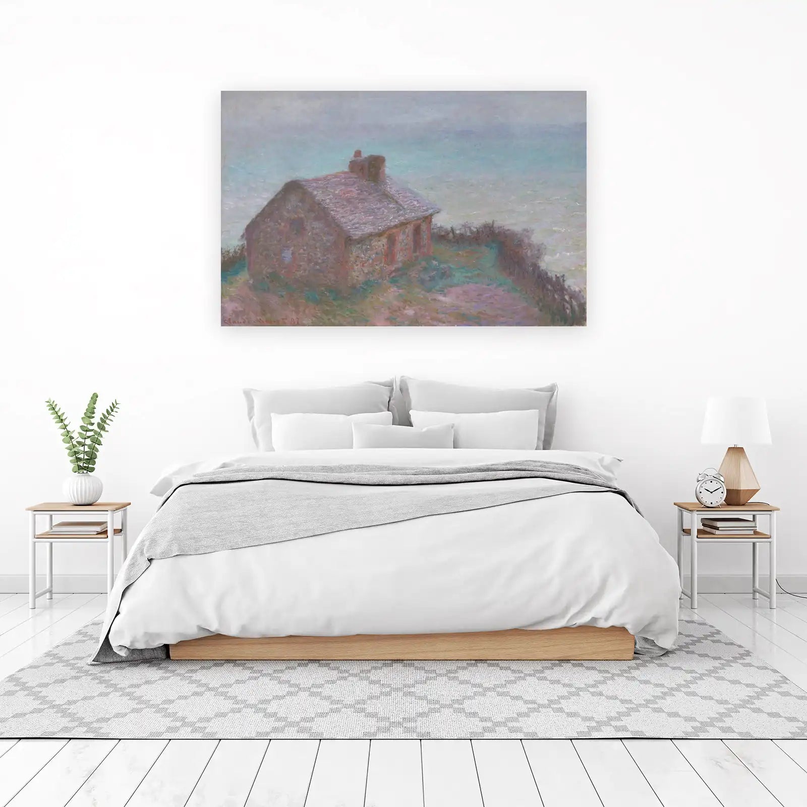 Impressionist Coastal Cottage Wall Art