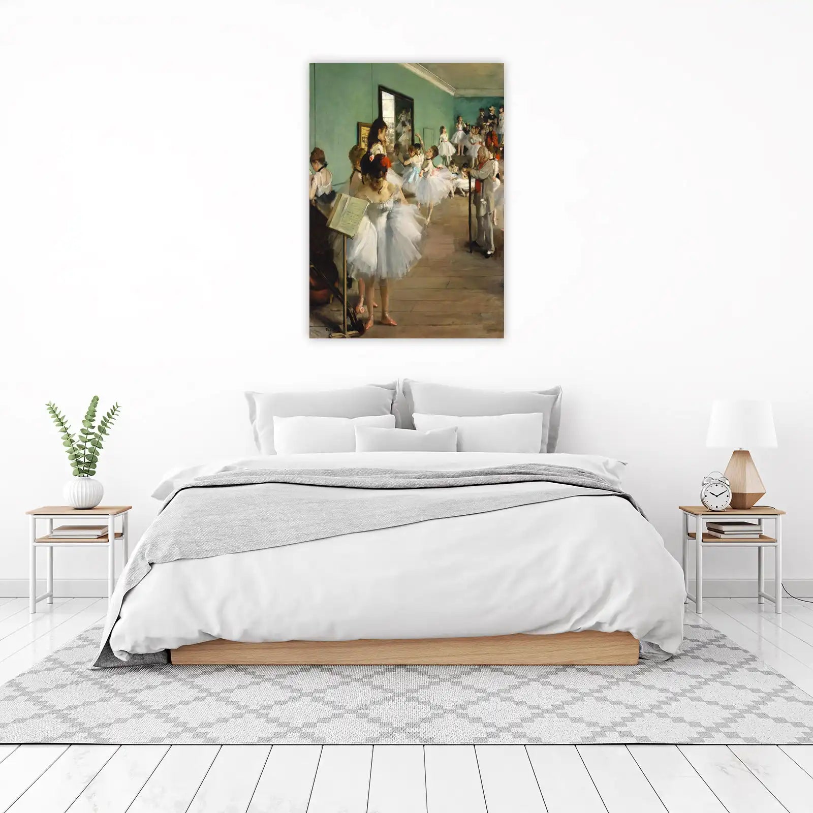 Elegant Dancers Ballet Scene Wall Art