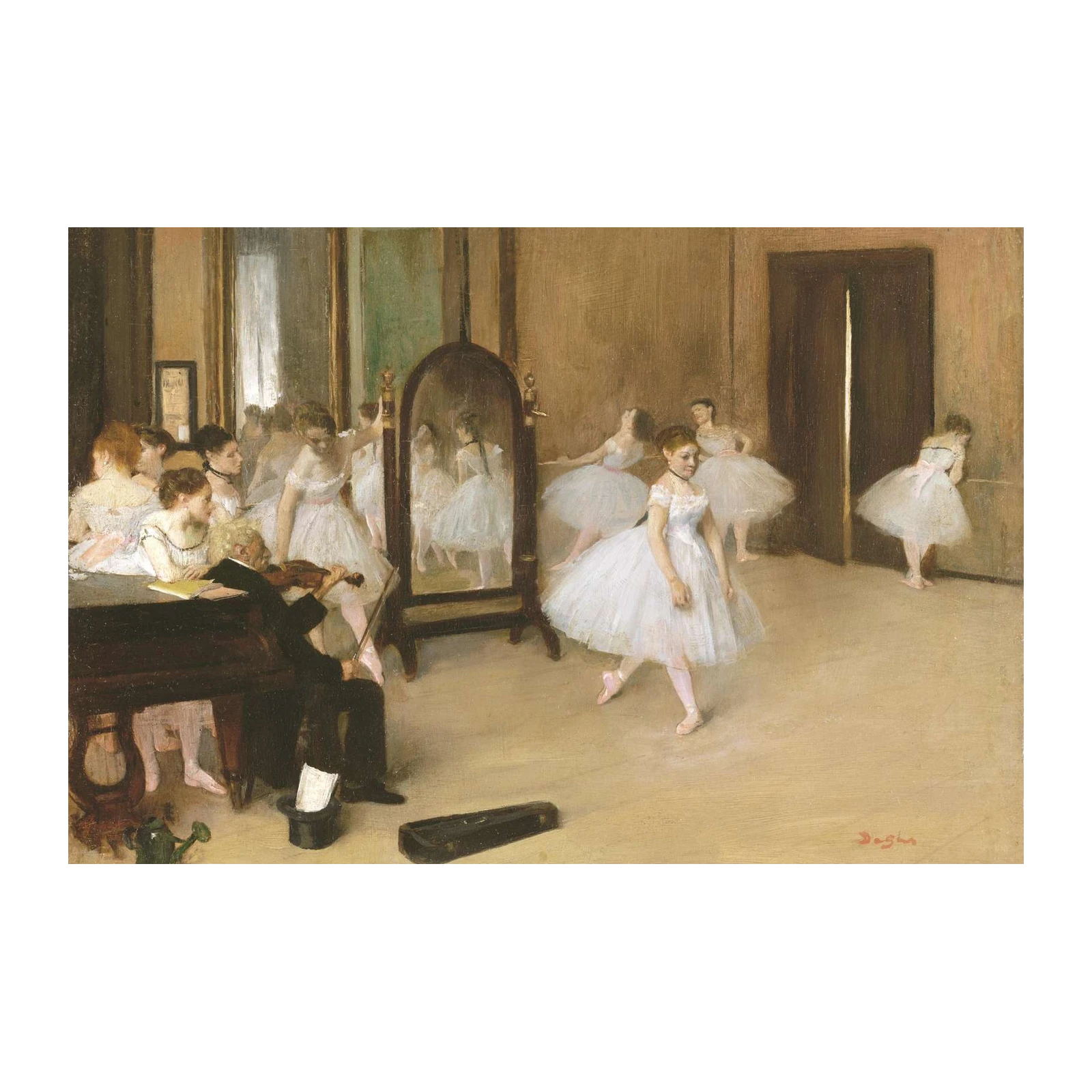Ballet Rehearsal Impressionist Dance Wall Art