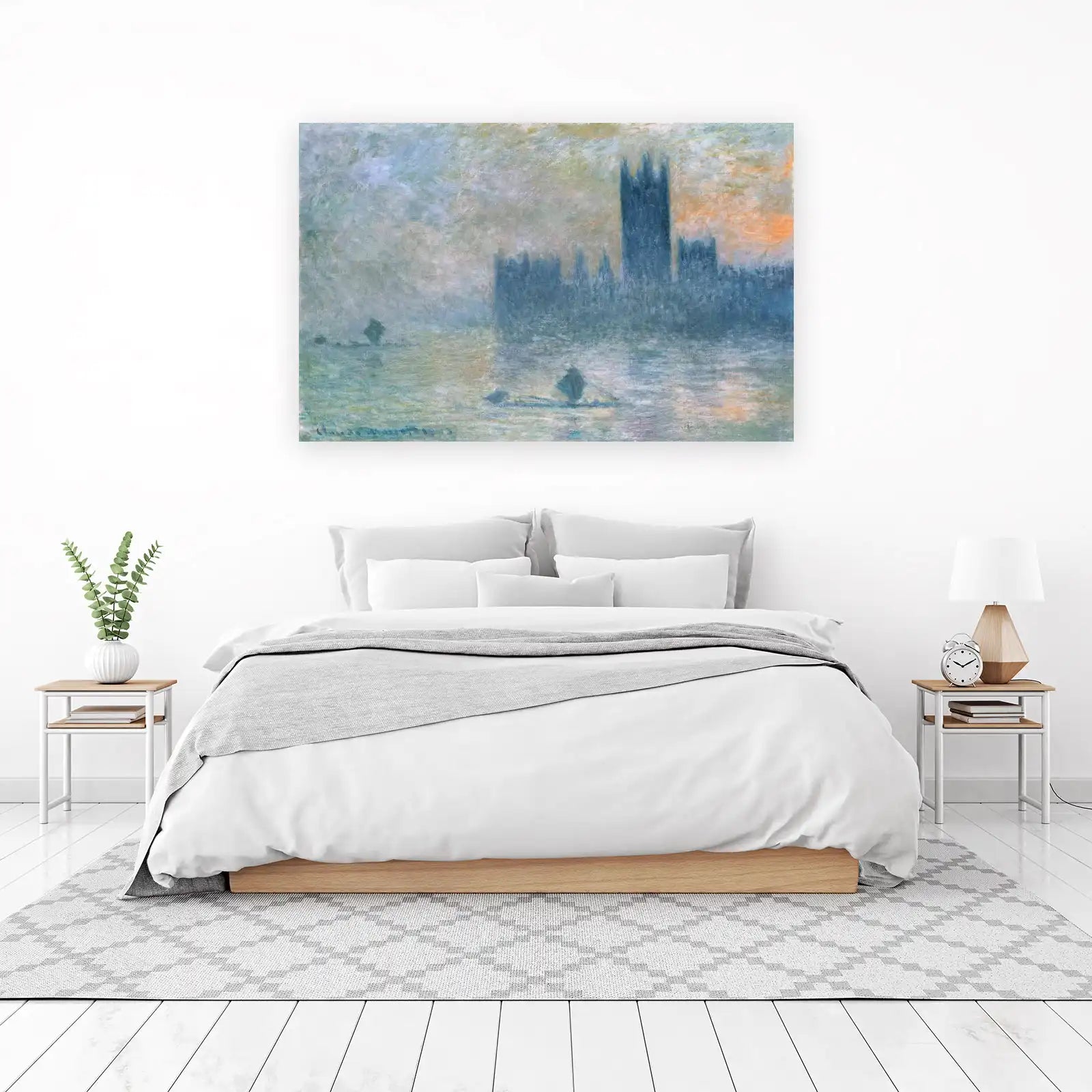 Monet's London Foghouse Wall Art