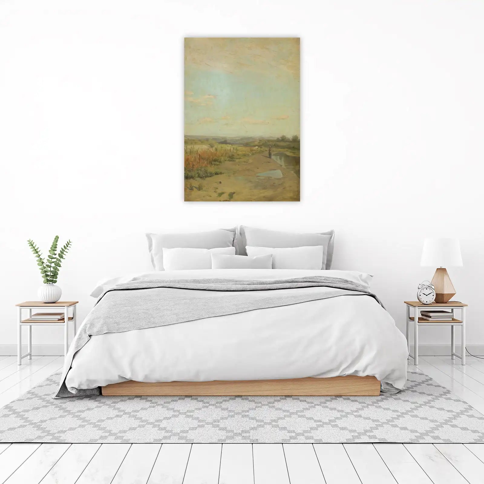Serene Countryside Landscape Wall Art