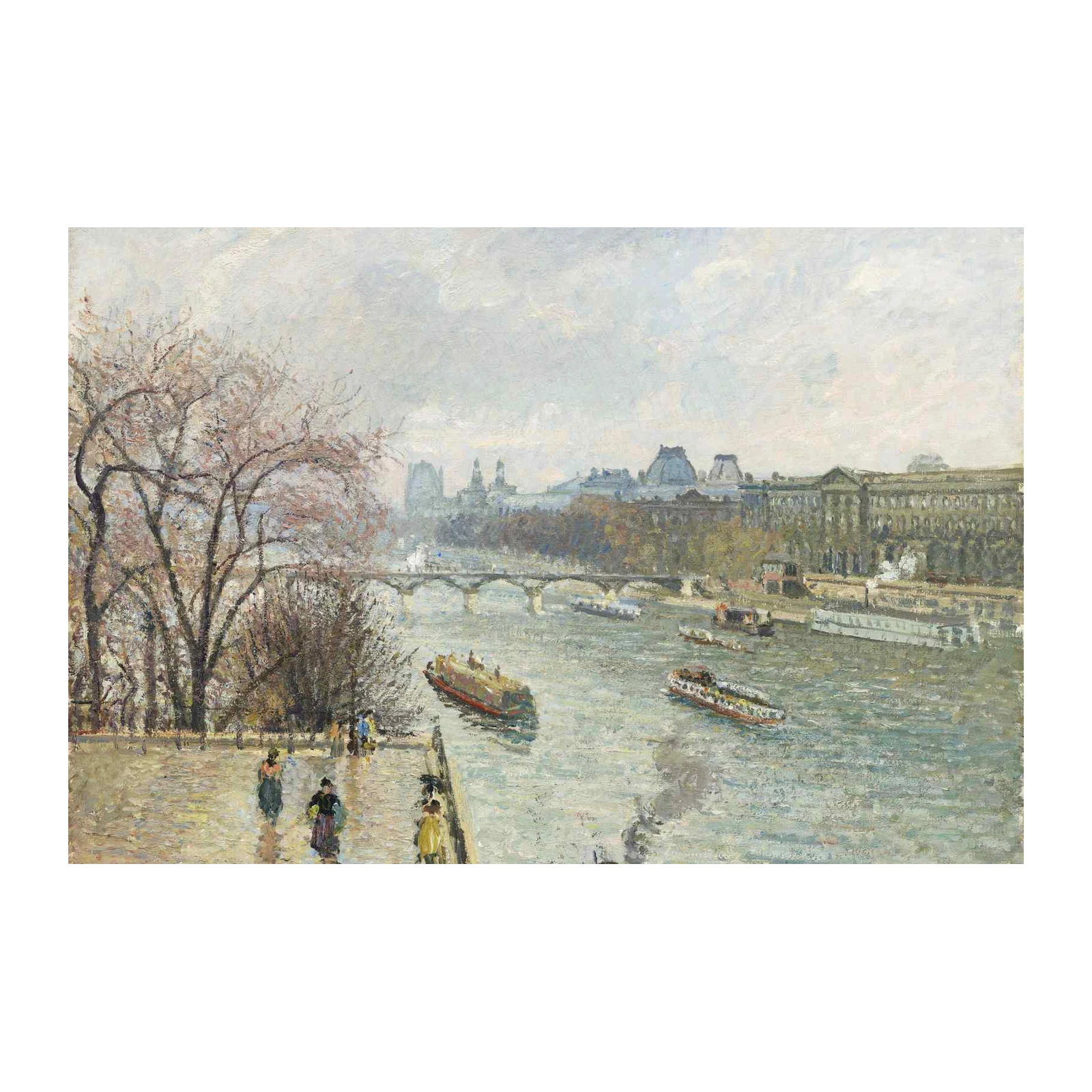 Impressionist Seine River Paris Wall Art