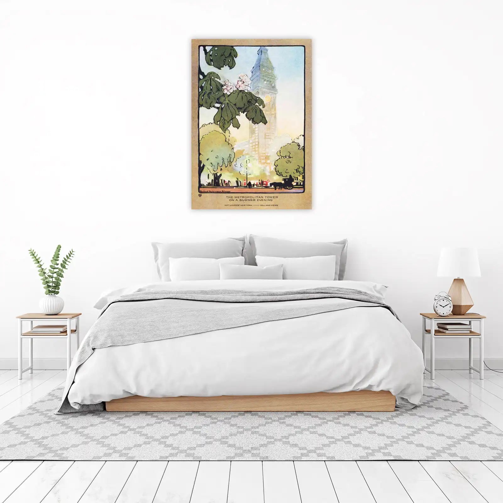 Metropolitan Tower Summer Evening Wall Art