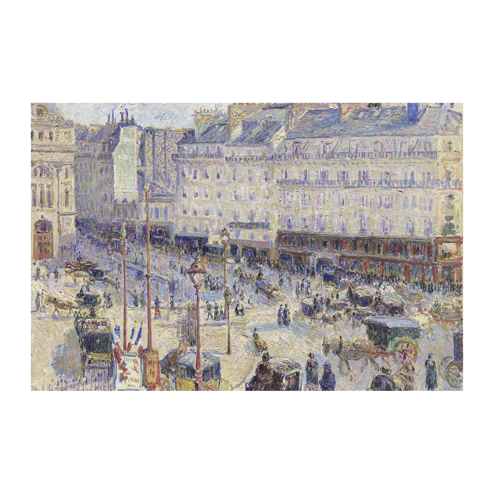 Parisian Boulevard Impressionist Wall Art