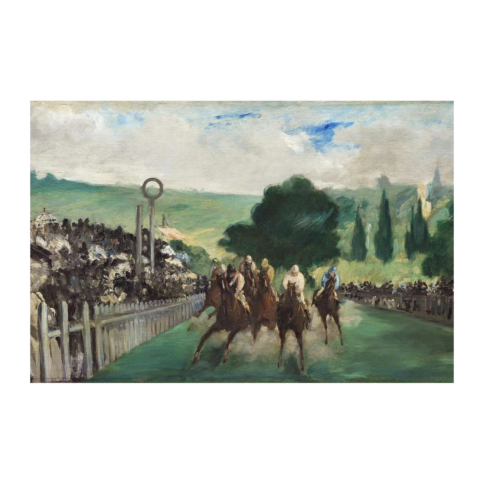 Horse Racing at the Derby Wall Art