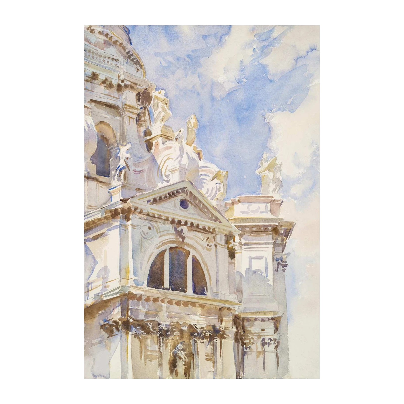 Venetian Architecture Watercolor Wall Art