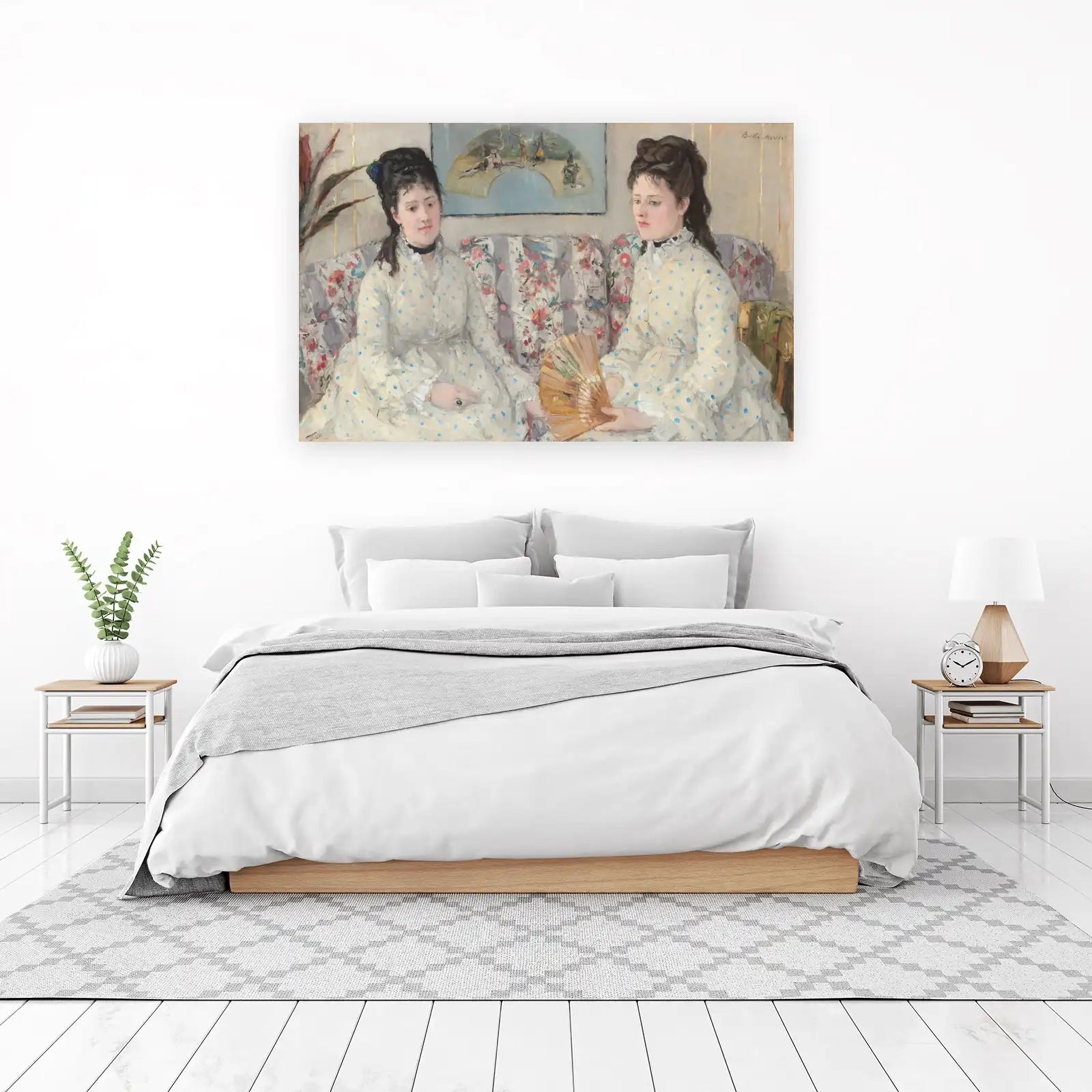 Elegant Victorian Women Portrait Wall Art