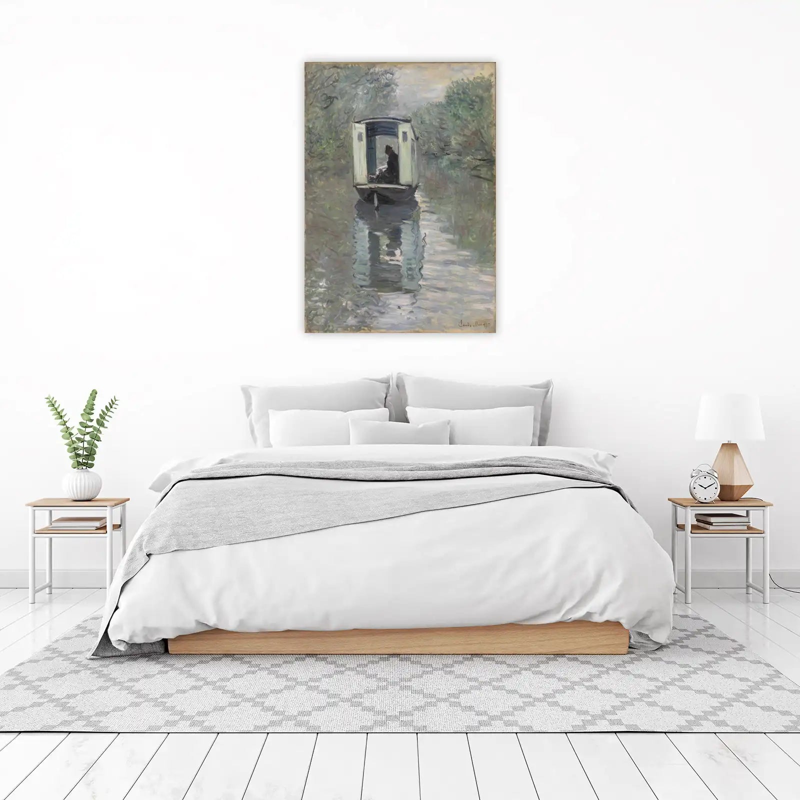 Impressionist River Scene Wall Art