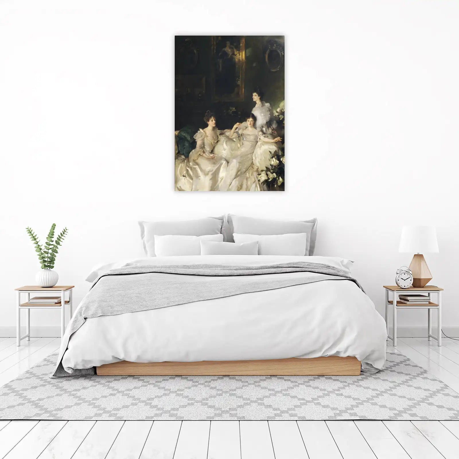 Elegant Society Ladies Portrait Wall Art