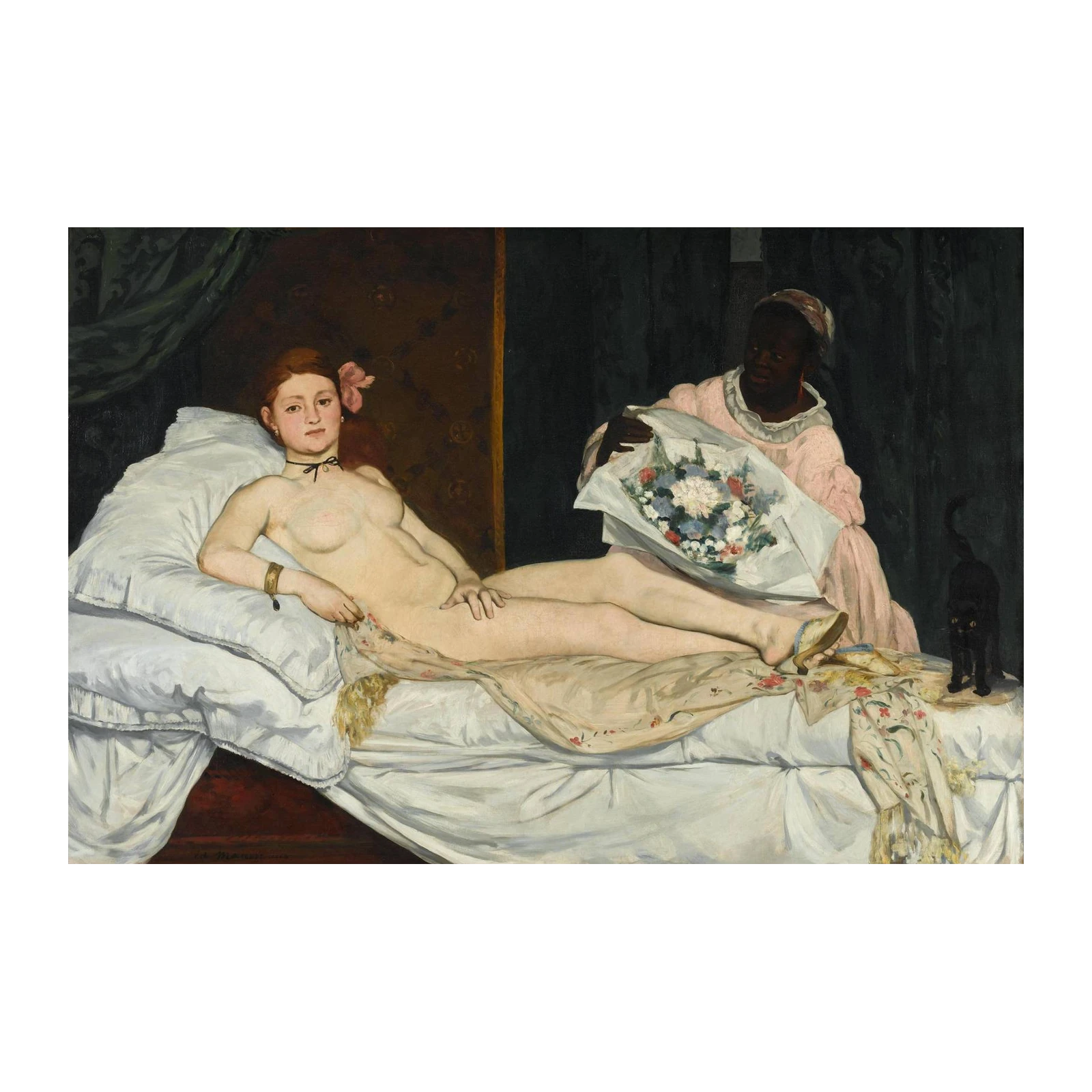 Edouard Manet "Olympia" Renaissance Wall Art