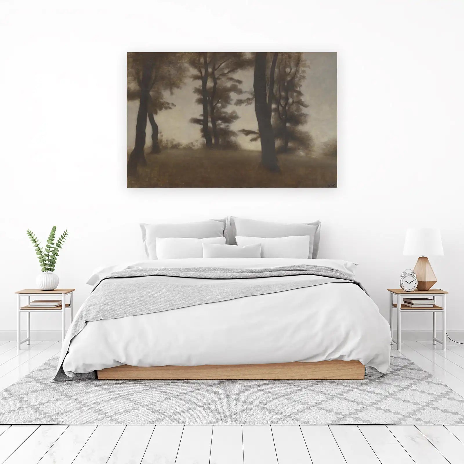 Serene Forest Landscape Wall Art