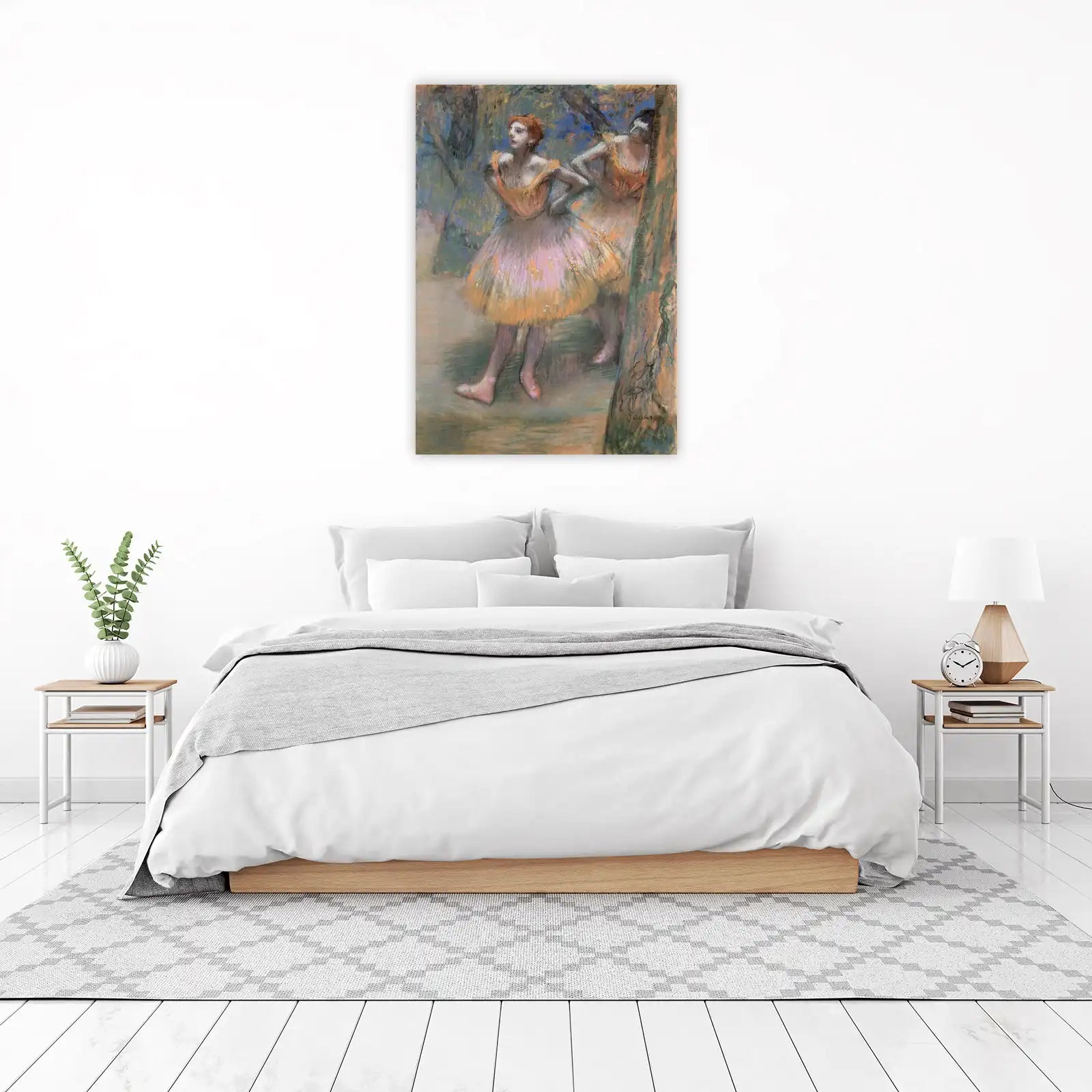 Dancers Resting Impressionist Ballet Wall Art
