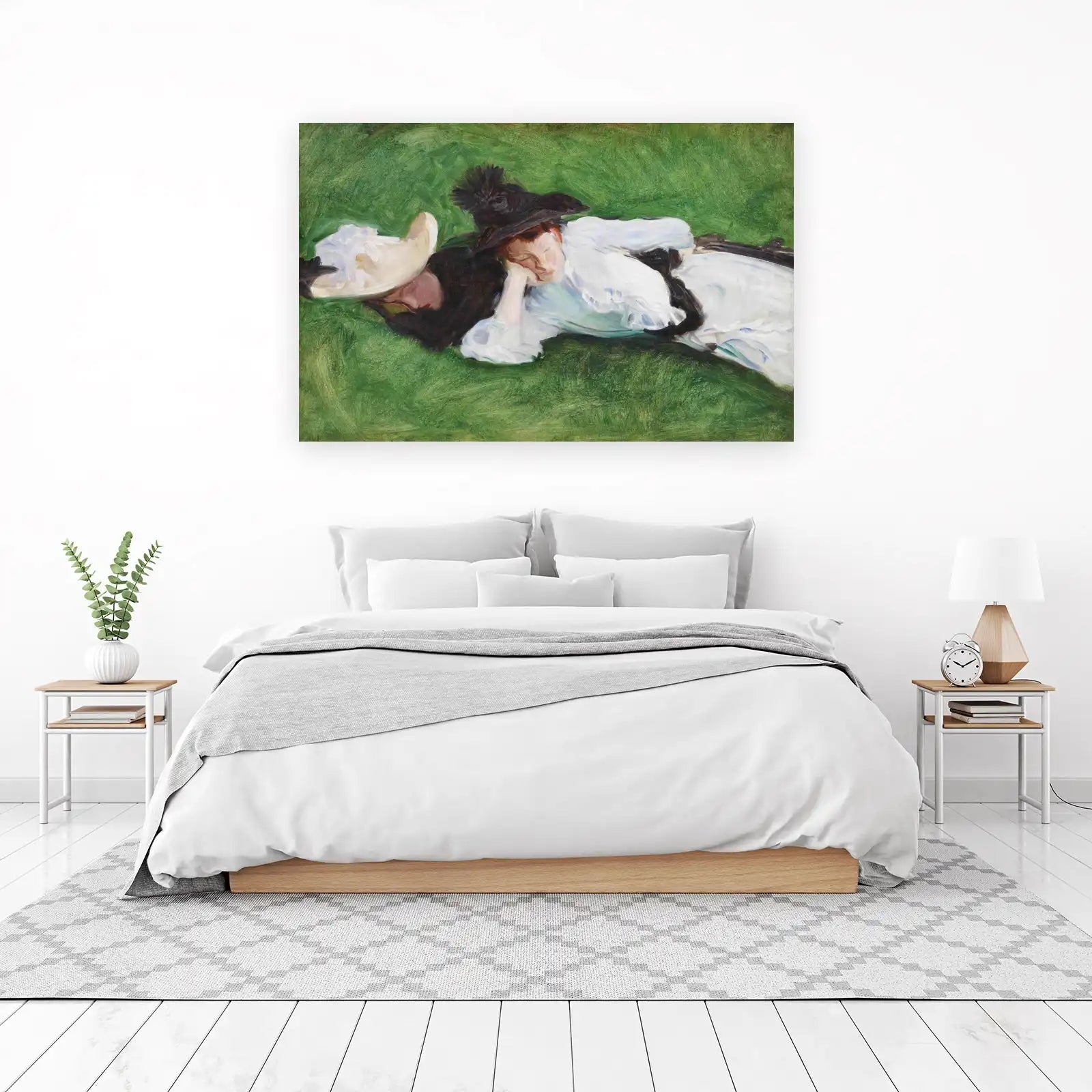Relaxing Ladies in Nature Oil Painting Wall Art