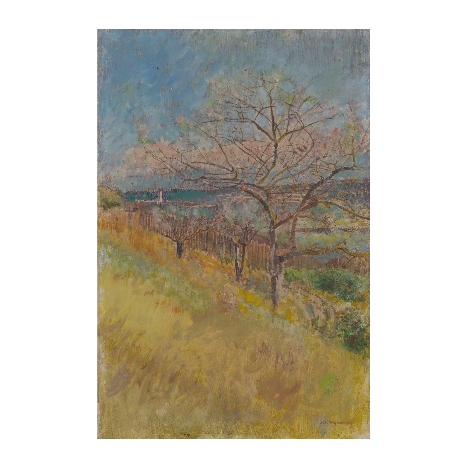 Impressionist Landscape Tree Wall Art