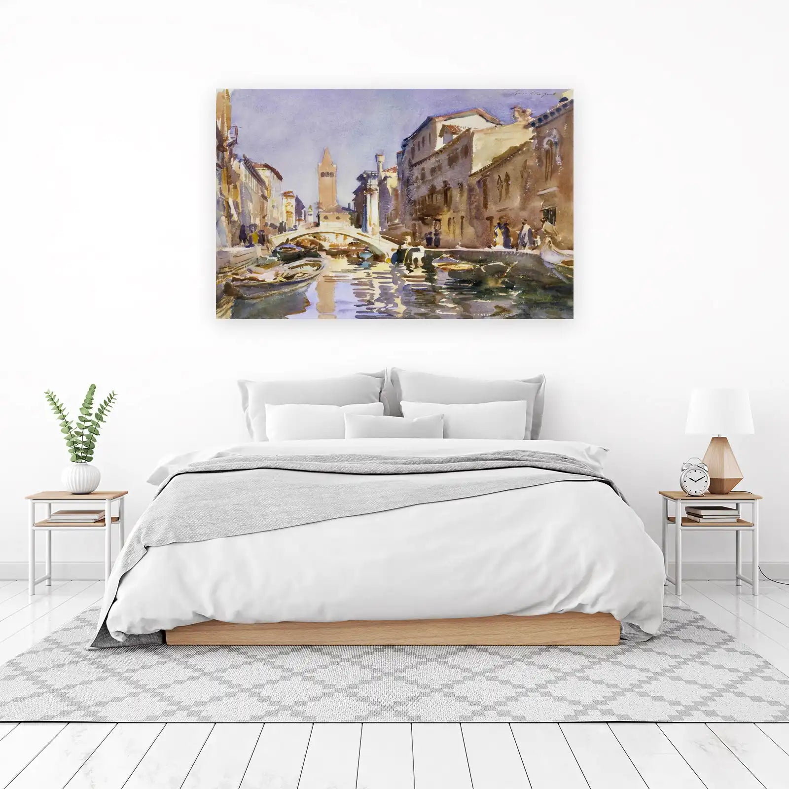 Venetian Canal Light & Shadow Wall Art