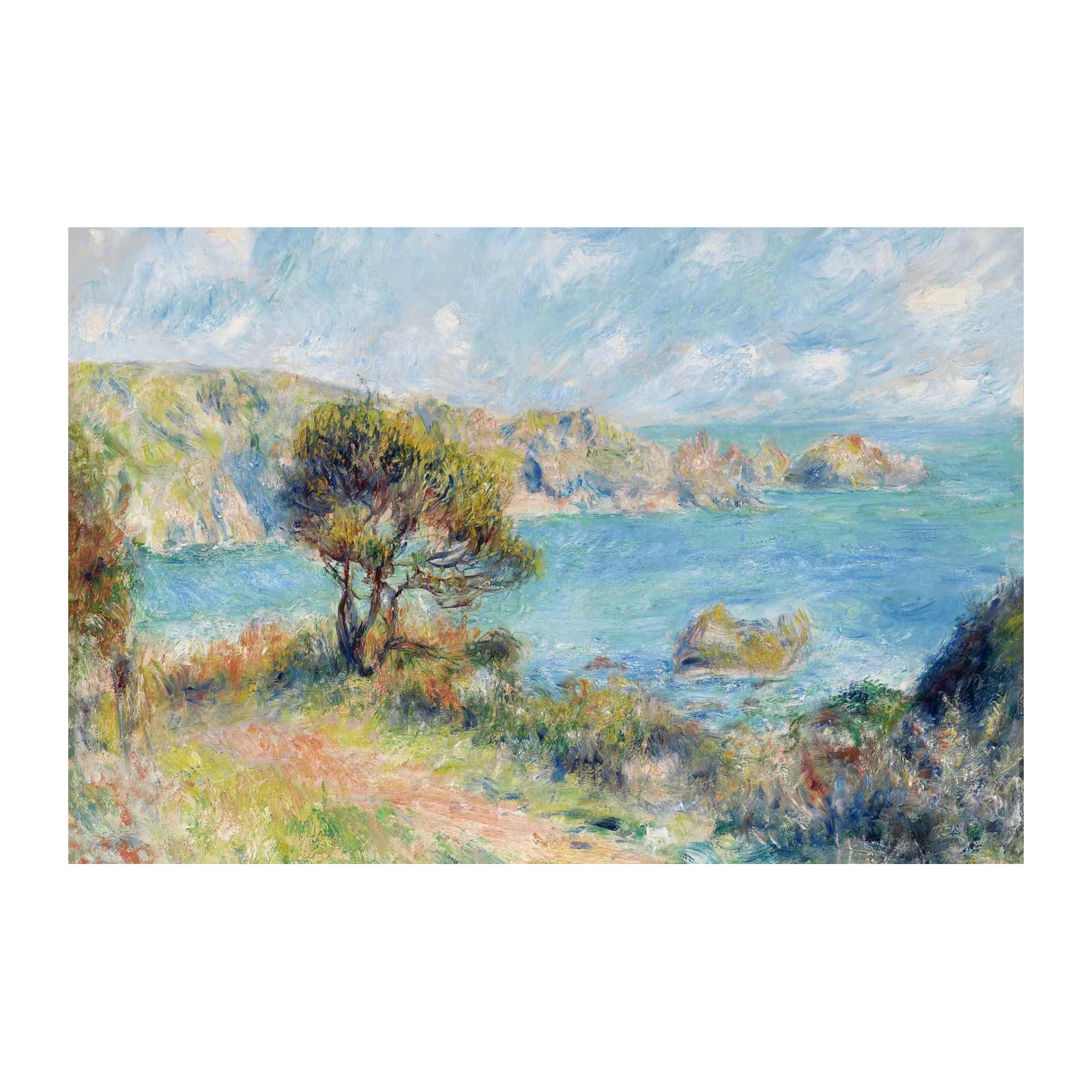 Coastal Serenity Impressionist Seascape Wall Art