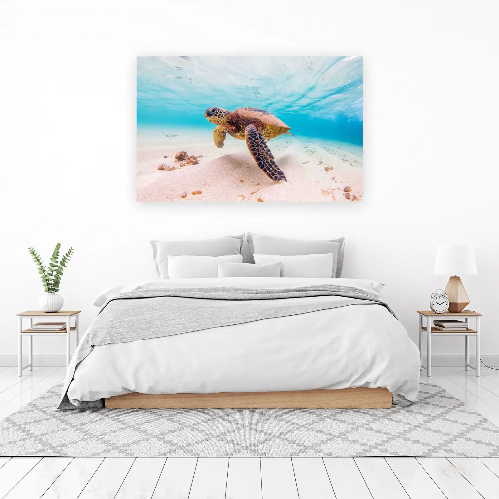 Majestic Sea Turtle Ocean Serenity Wall Art