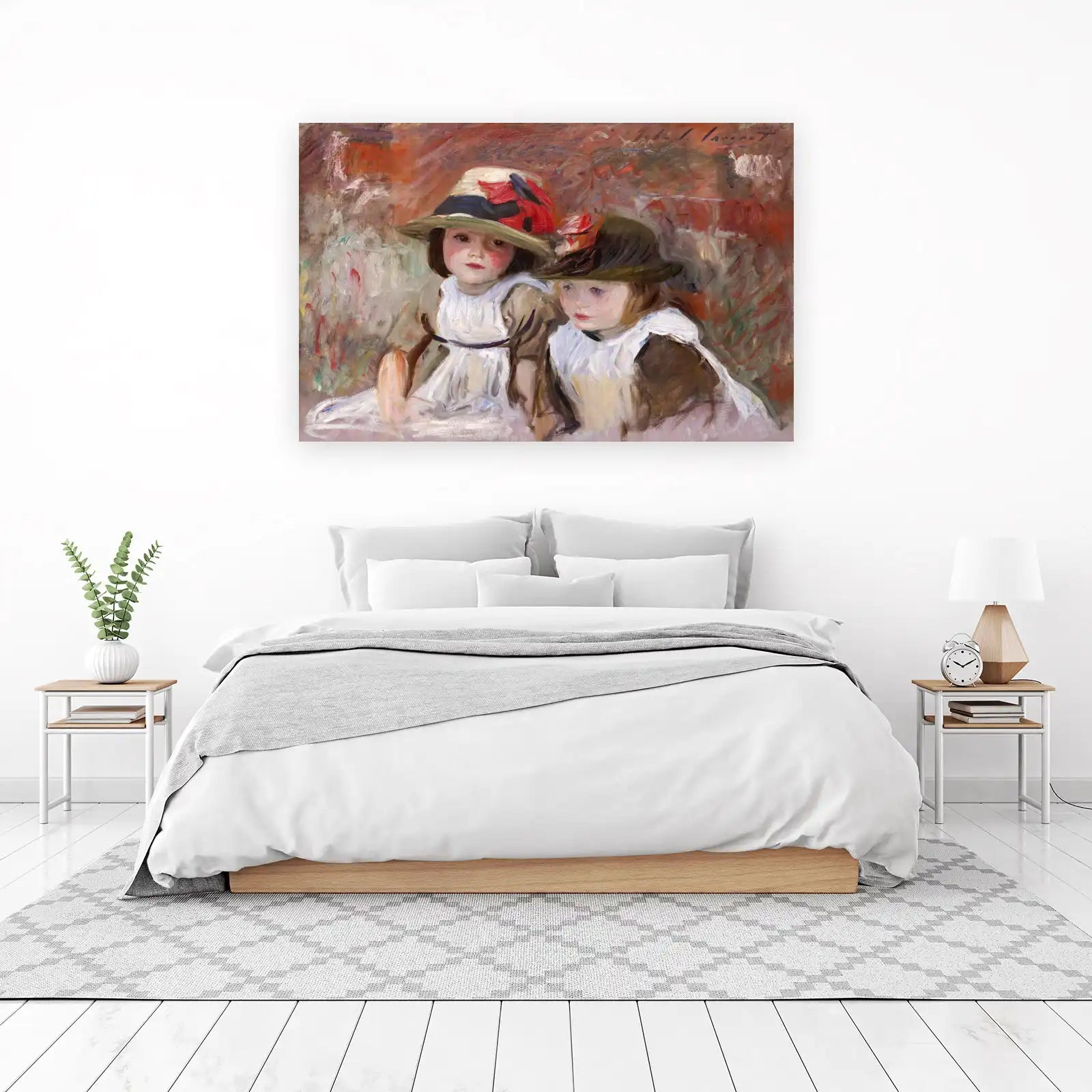Impressionist Children Portrait Wall Art
