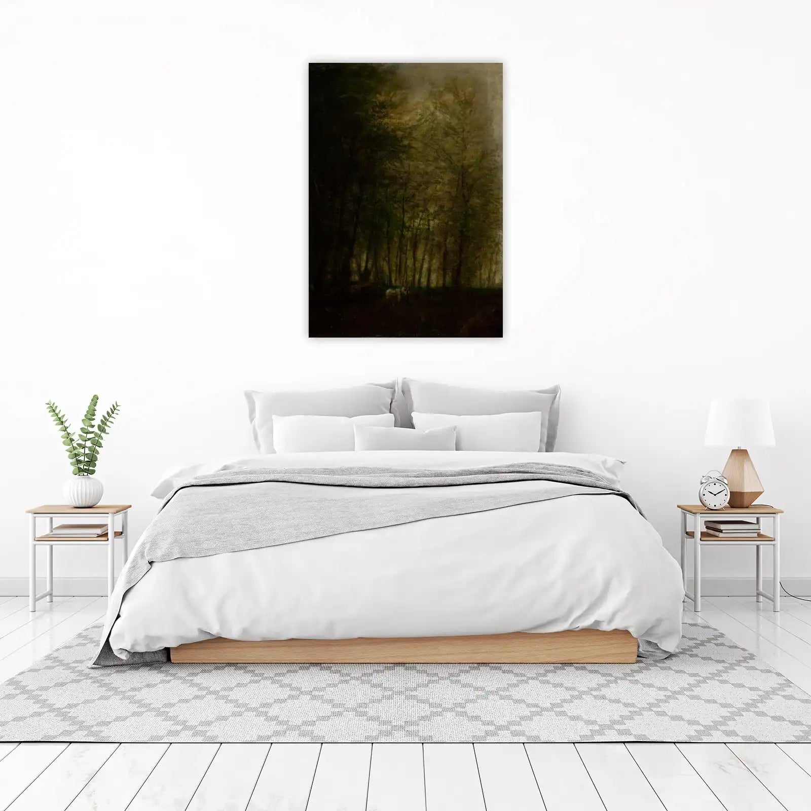 Mysterious Forest Landscape Wall Art