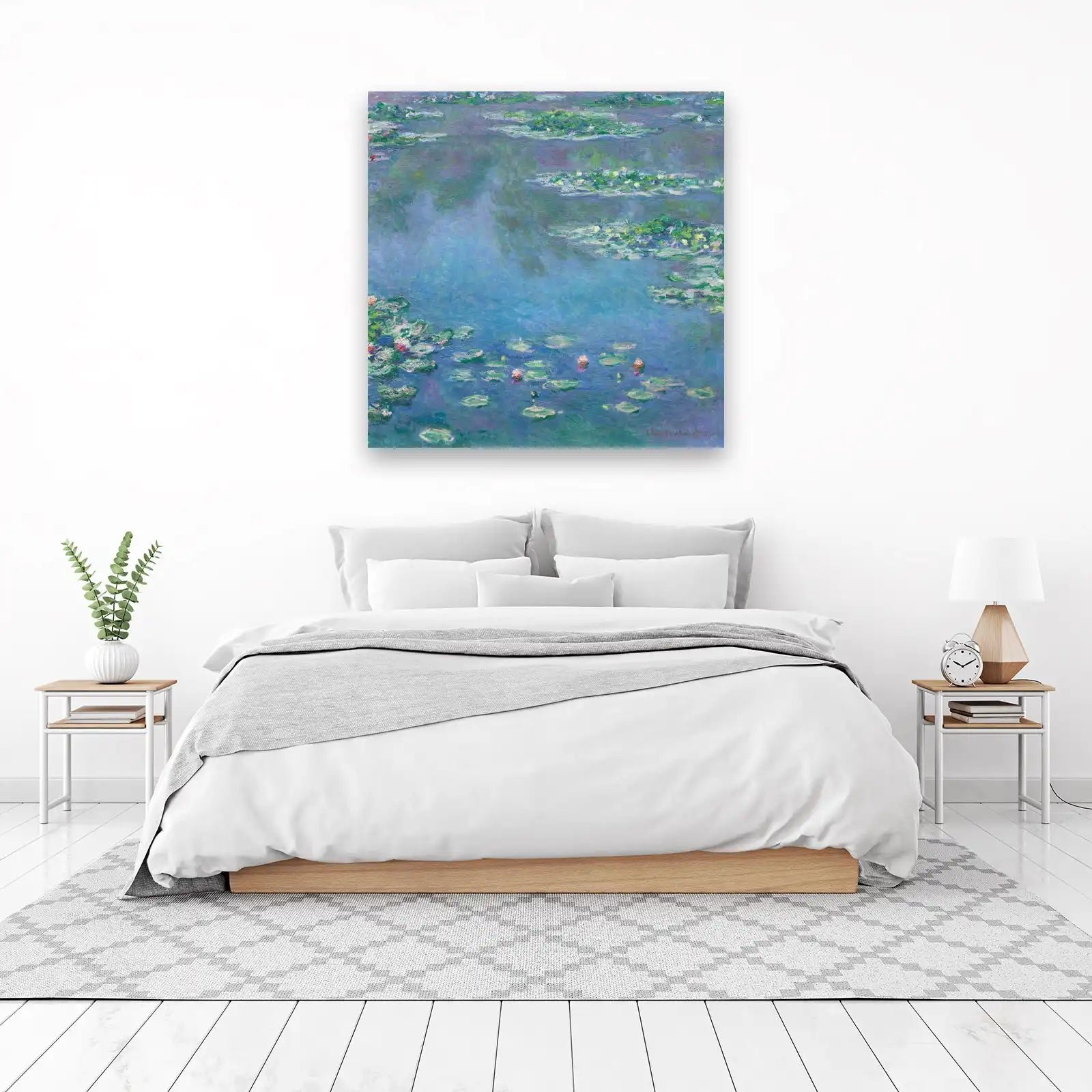 Serene Water Lilies Impressionist Wall Art