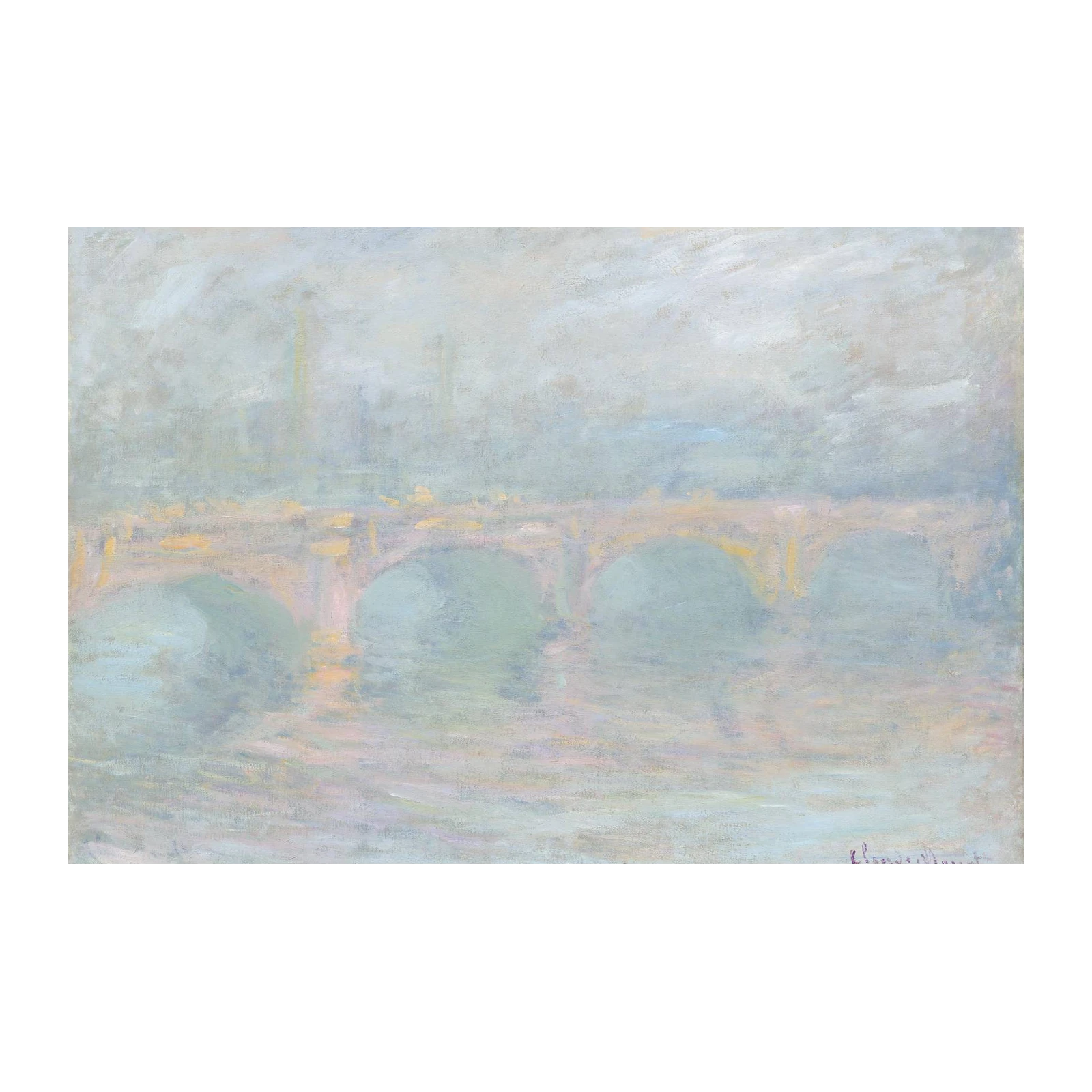 Impressionist Bridge Serenity Wall Art