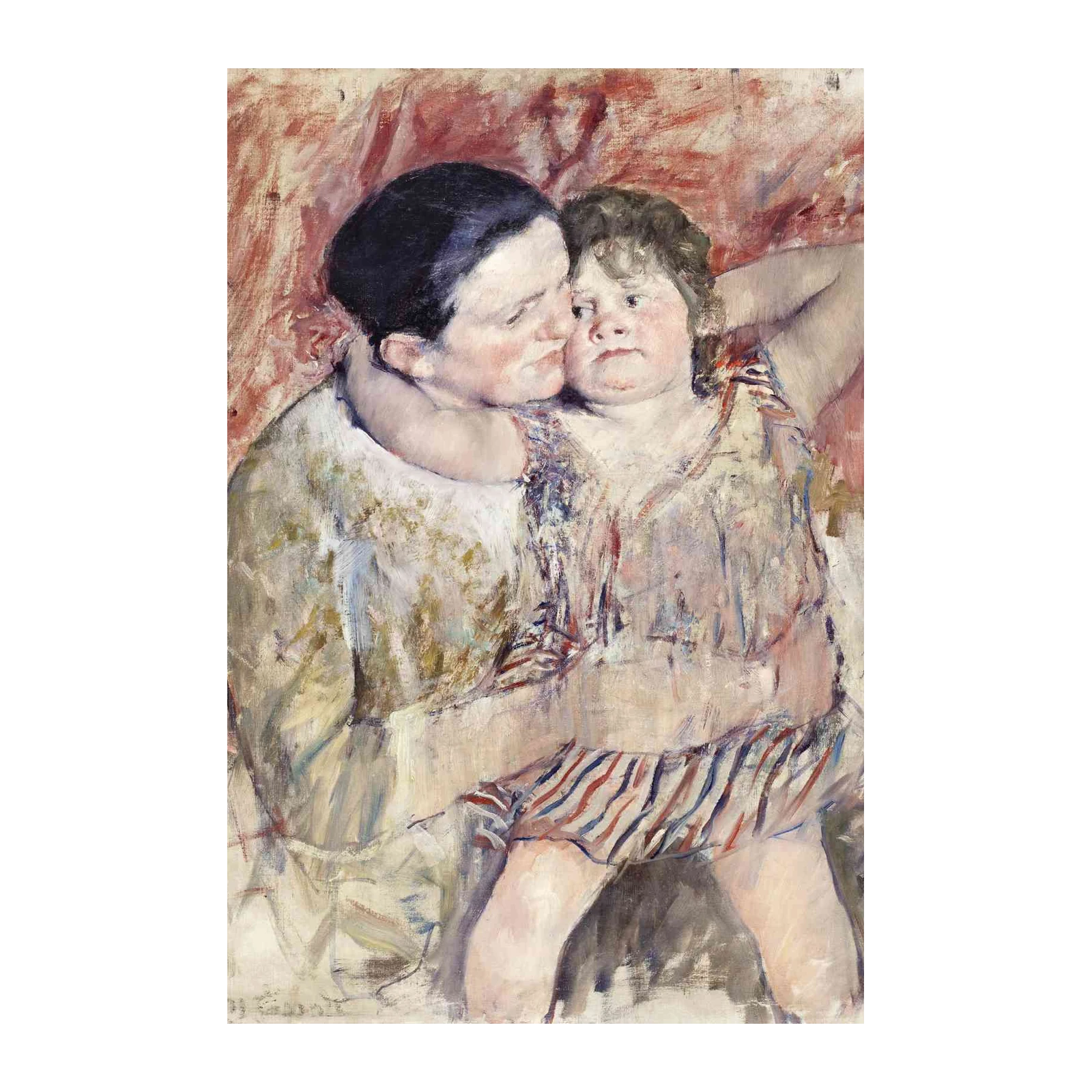 Mother and Child Hug Wall Art