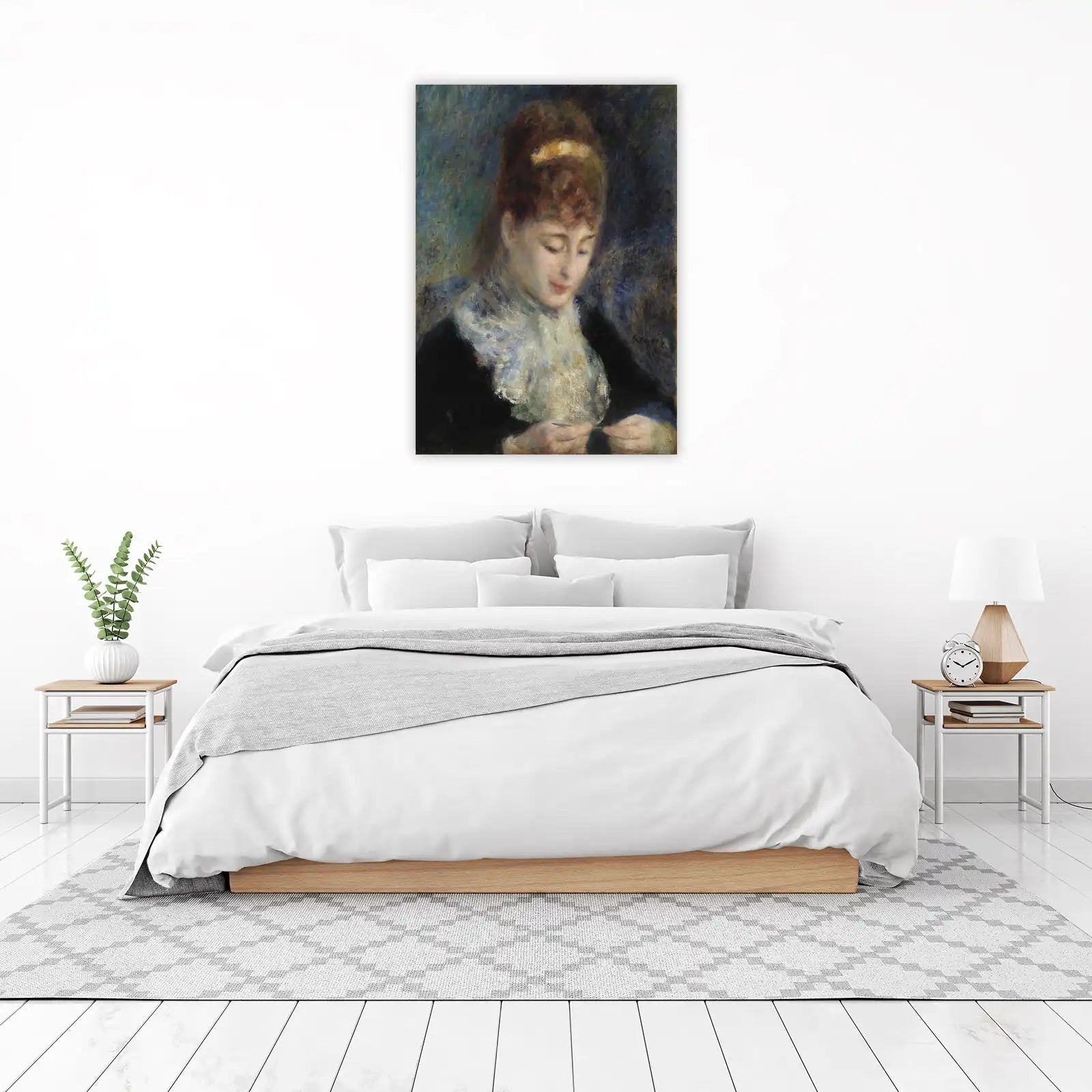 Impressionist Woman Portrait Wall Art