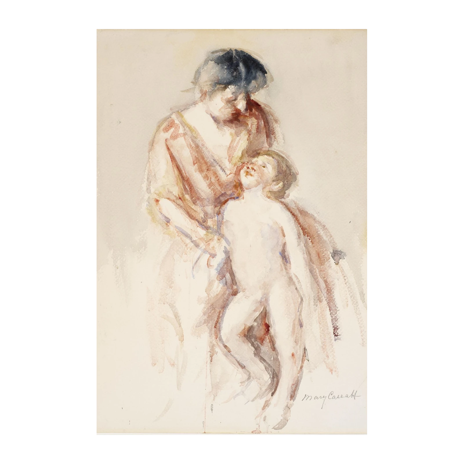 Mother and Child Embrace Wall Art