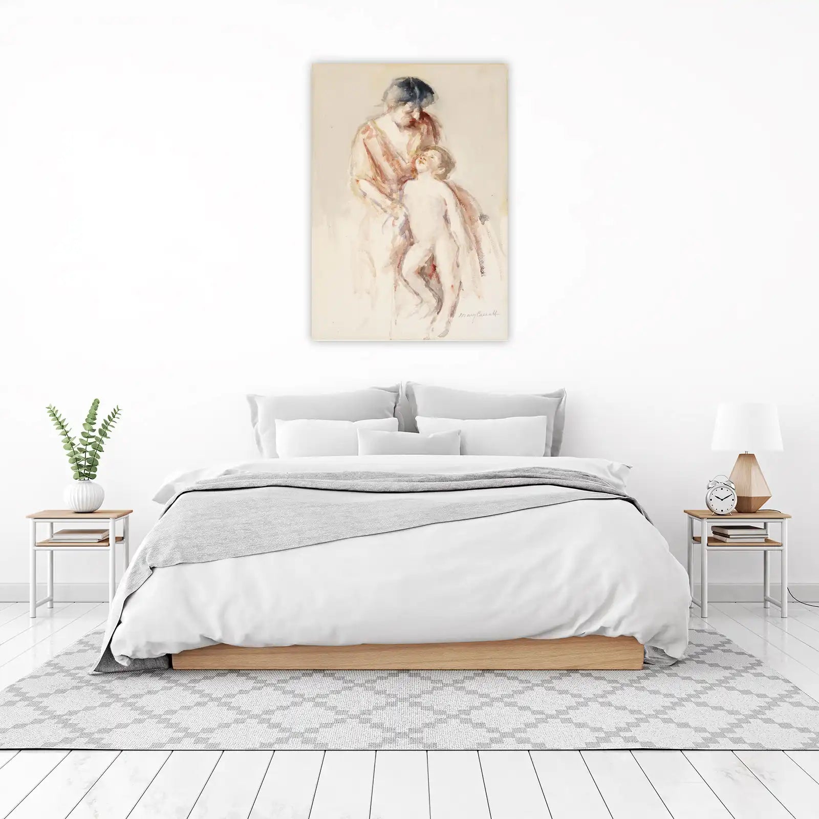 Mother and Child Embrace Wall Art