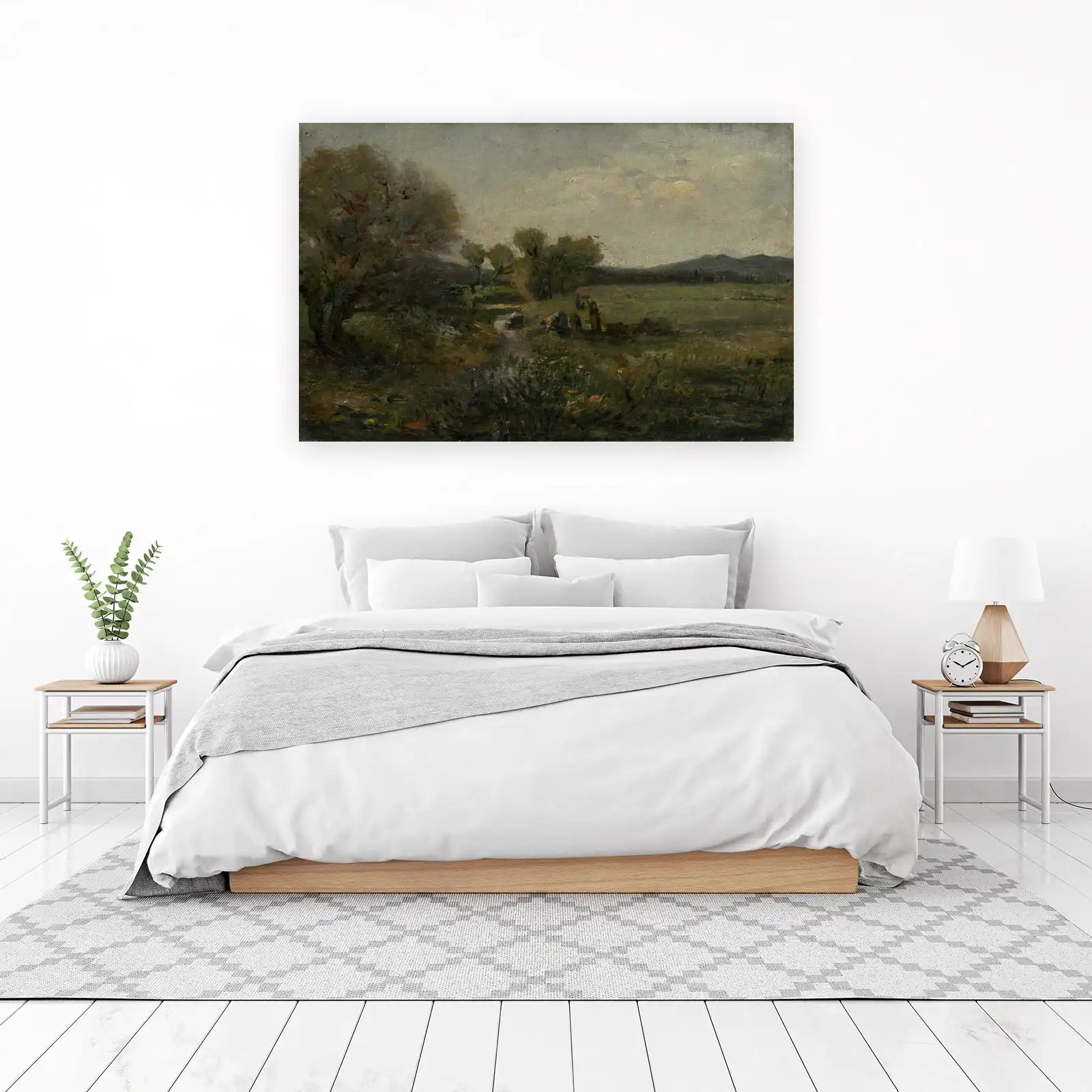 Serene Countryside Landscape Wall Art