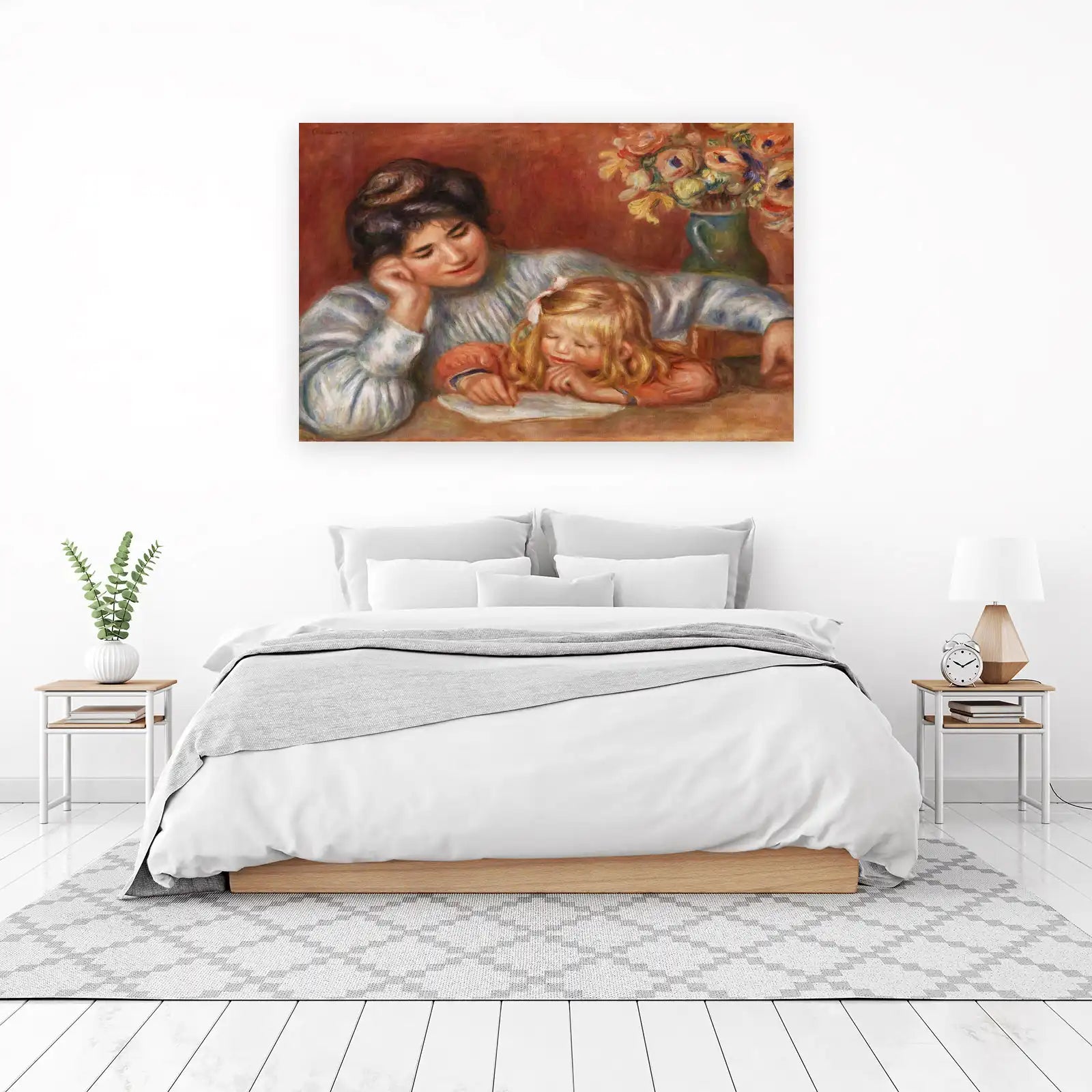 Renoir Mother and Child Art Wall Art