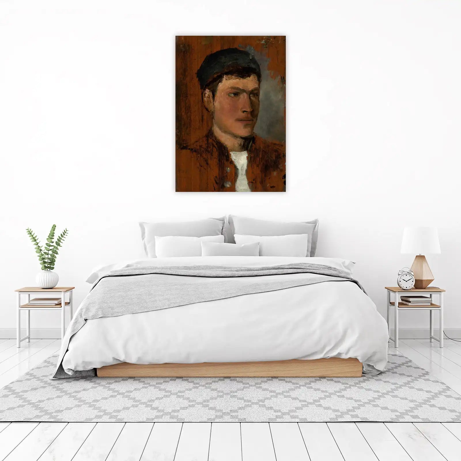 Classic Portrait of Young Man Wall Art