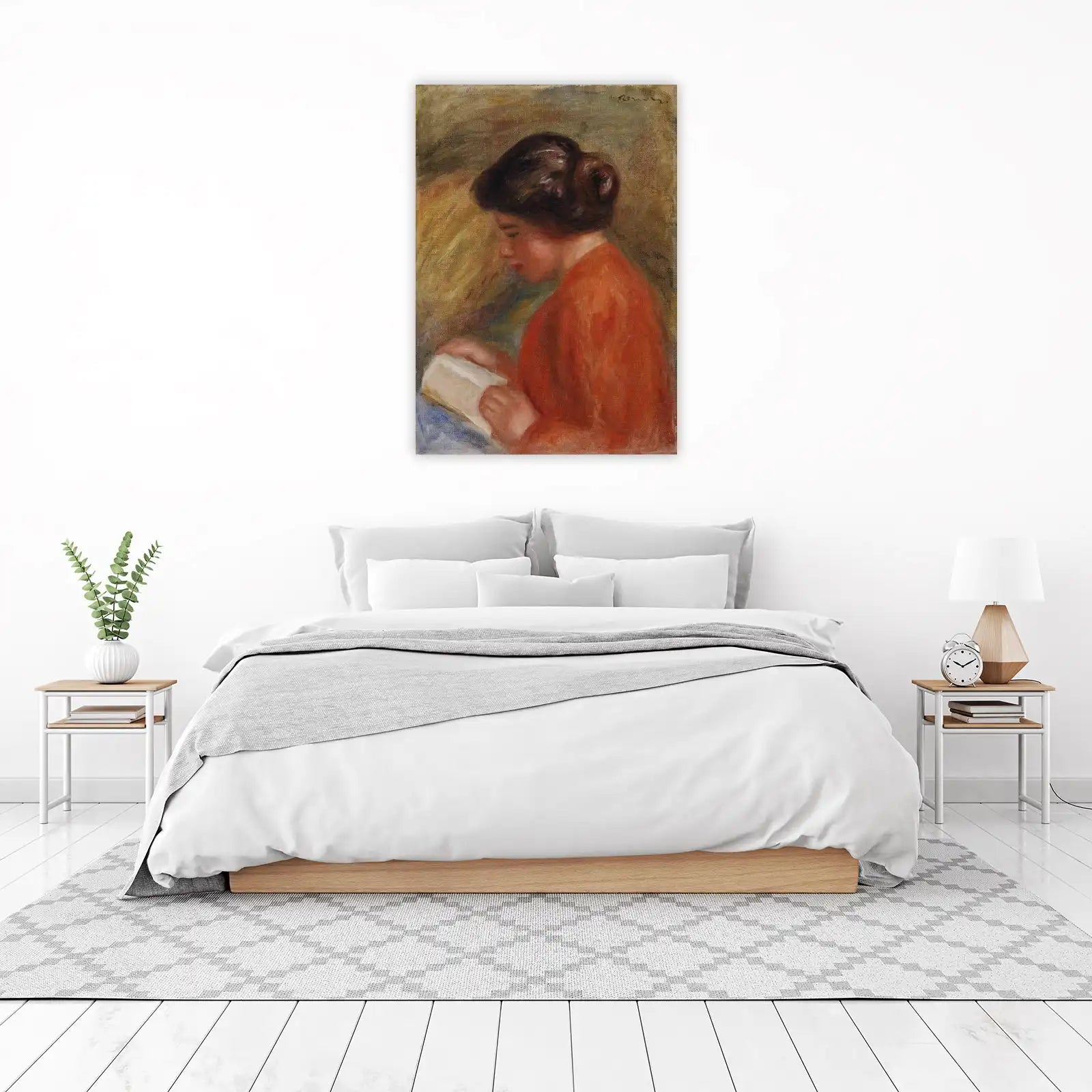 Impressionist Woman Reading Wall Art