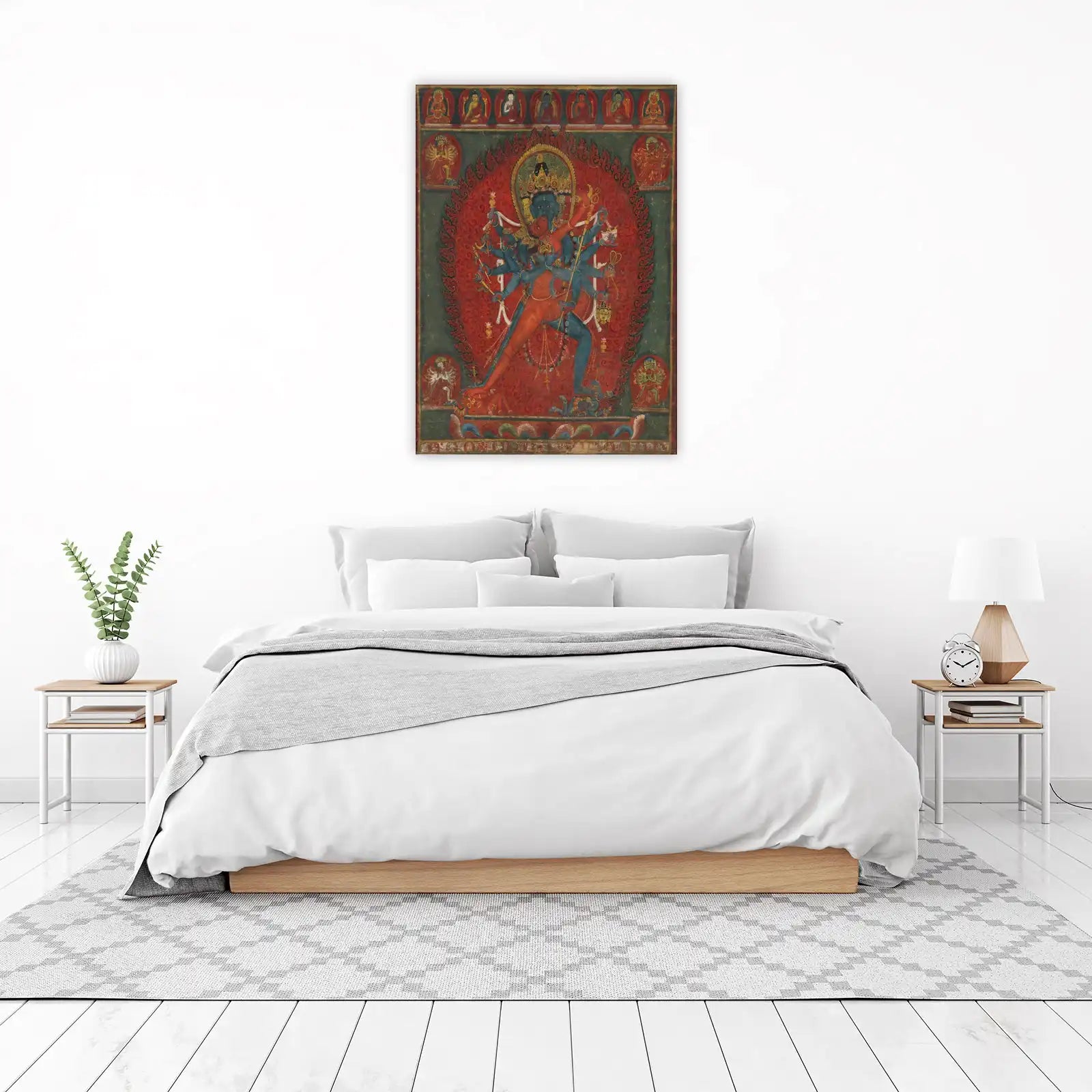 Tibetan Vajrakilaya Thangka Wall Art