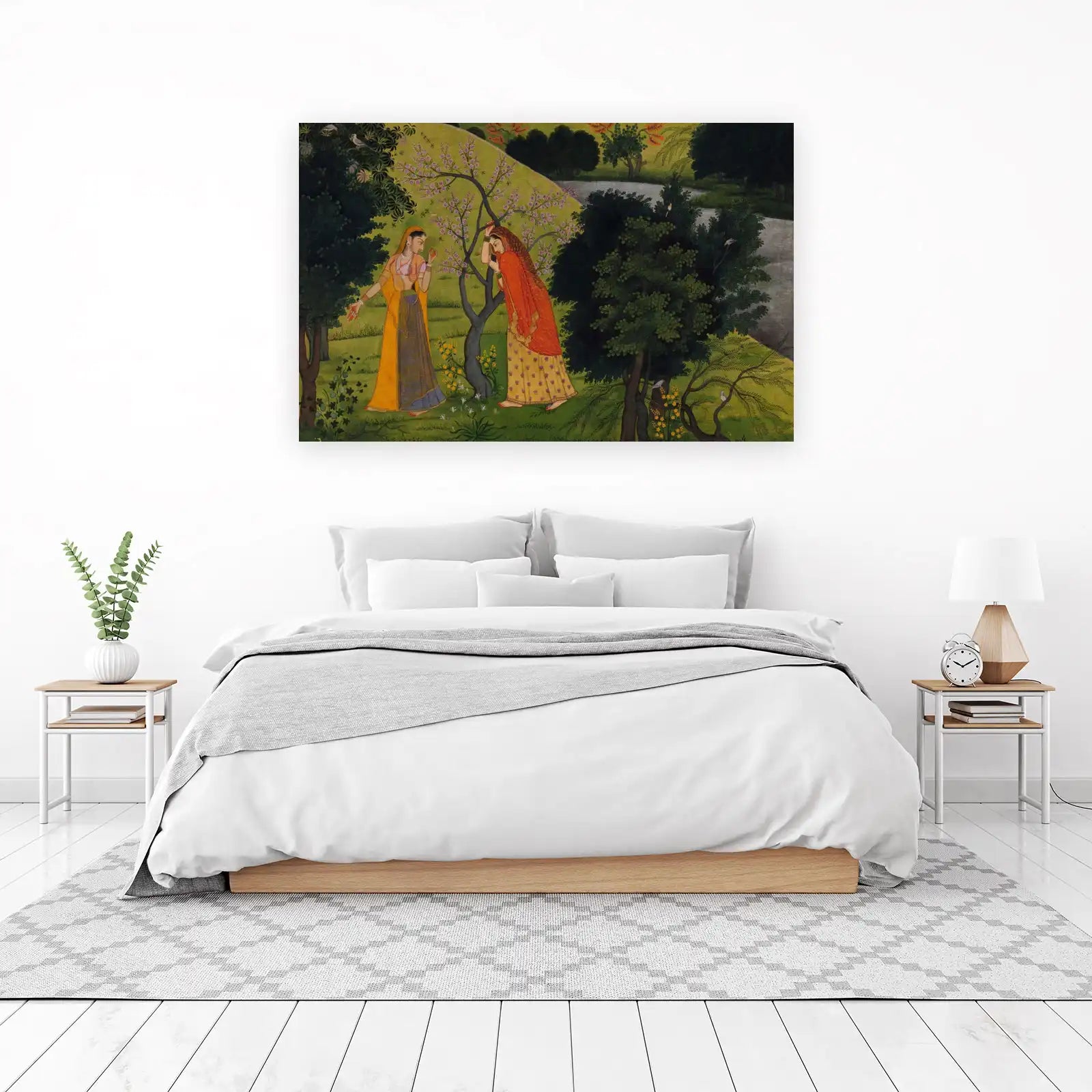 Mughal Garden Serenity Wall Art